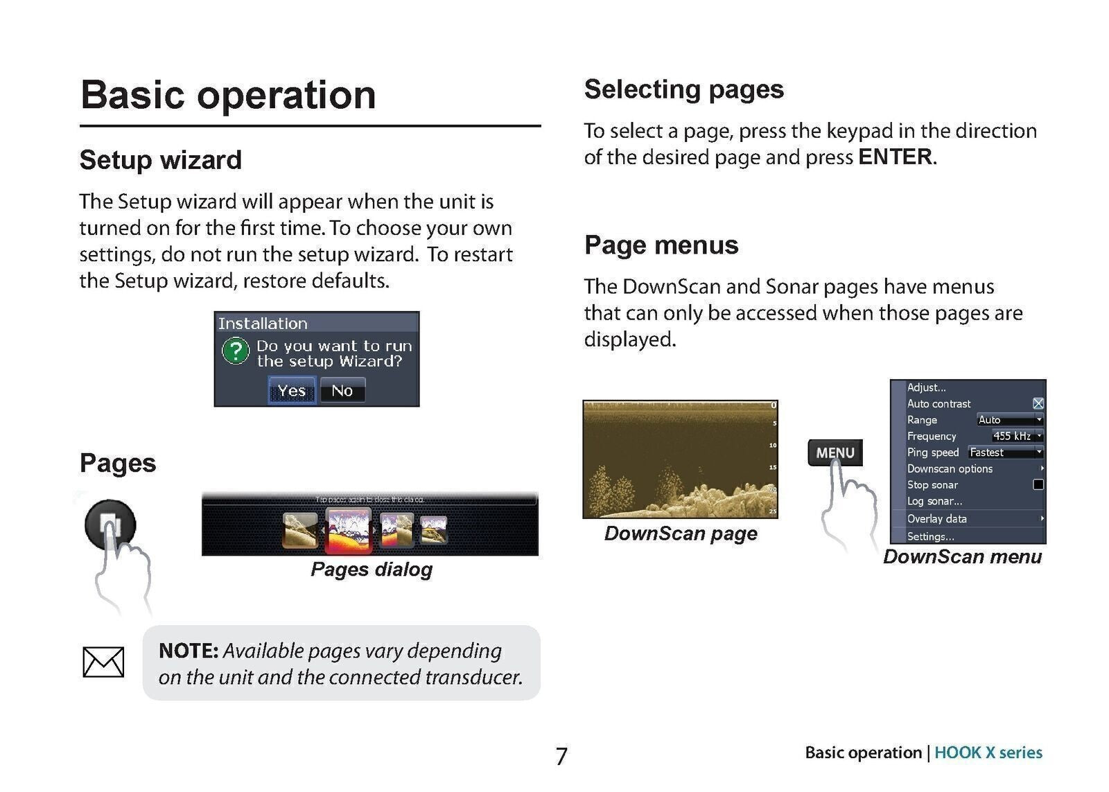 LOWRANCE HOOK 4X 5X 7X Sonar User Instruction Manual TOUGH WIRE BINDING & COVERS
