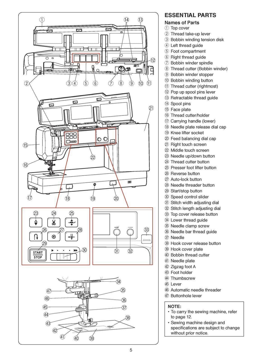 JANOME CONTINENTAL M17 Sewing Machine User Manual Instructions, FULL 192 Pg Book