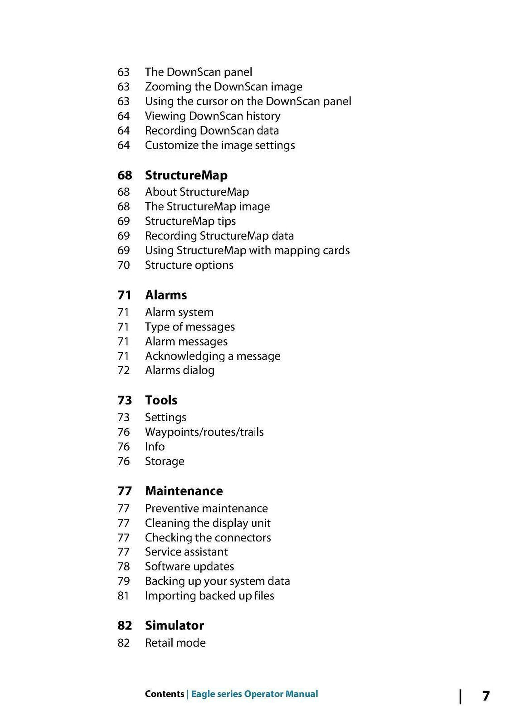 LOWRANCE Eagle Series 5 7 9 User Manual Guide - TOUGH WIRE BINDING & COVERS