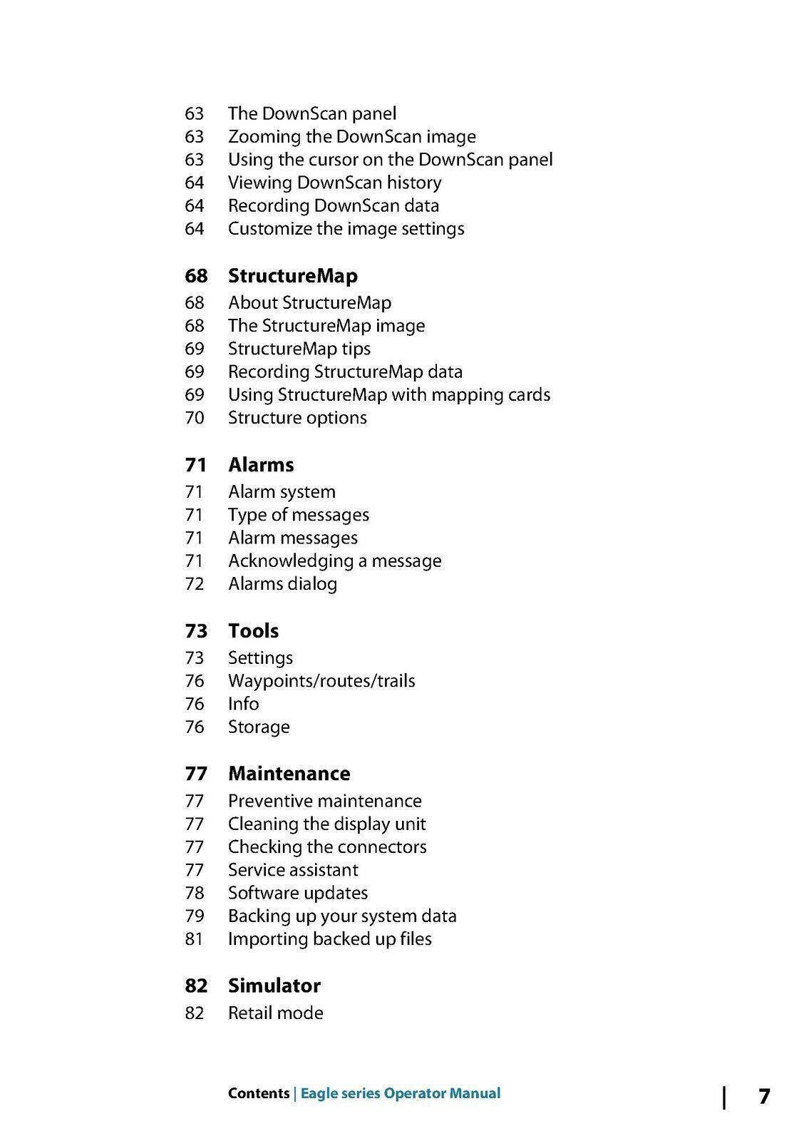 LOWRANCE Eagle Series 5 7 9 User Manual Guide - TOUGH WIRE BINDING & COVERS