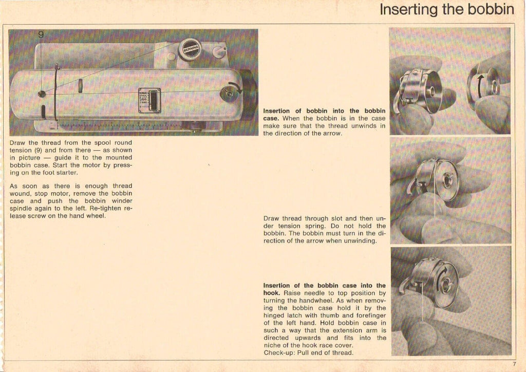 BERNINA 707 717 Sewing Machine User Manual Operation Guide