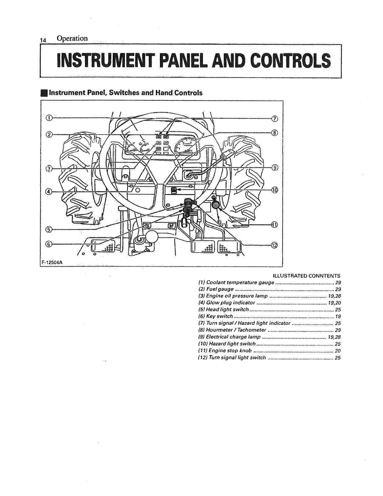 KUBOTA L4300 TRACTOR OPERATORS MANUAL - STEEL WIRE BOUND - PROTECTIVE COVERS
