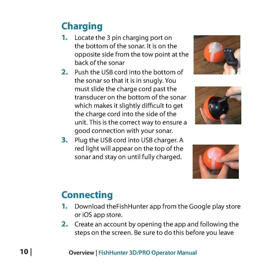 LOWRANCE FISH HUNTER 3D PRO User Operator Manual  - TOUGH WIRE BINDING & COVERS