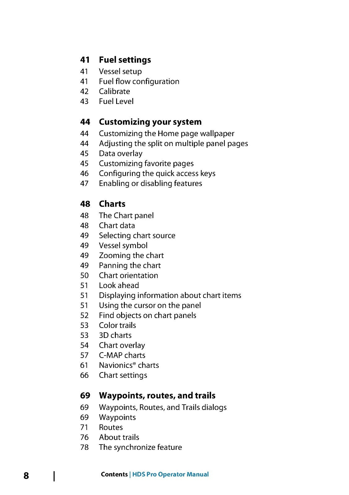 LOWRANCE HDS PRO Fish Finder User Manual Operation Guide WIRE BOUND, FULL COLOR