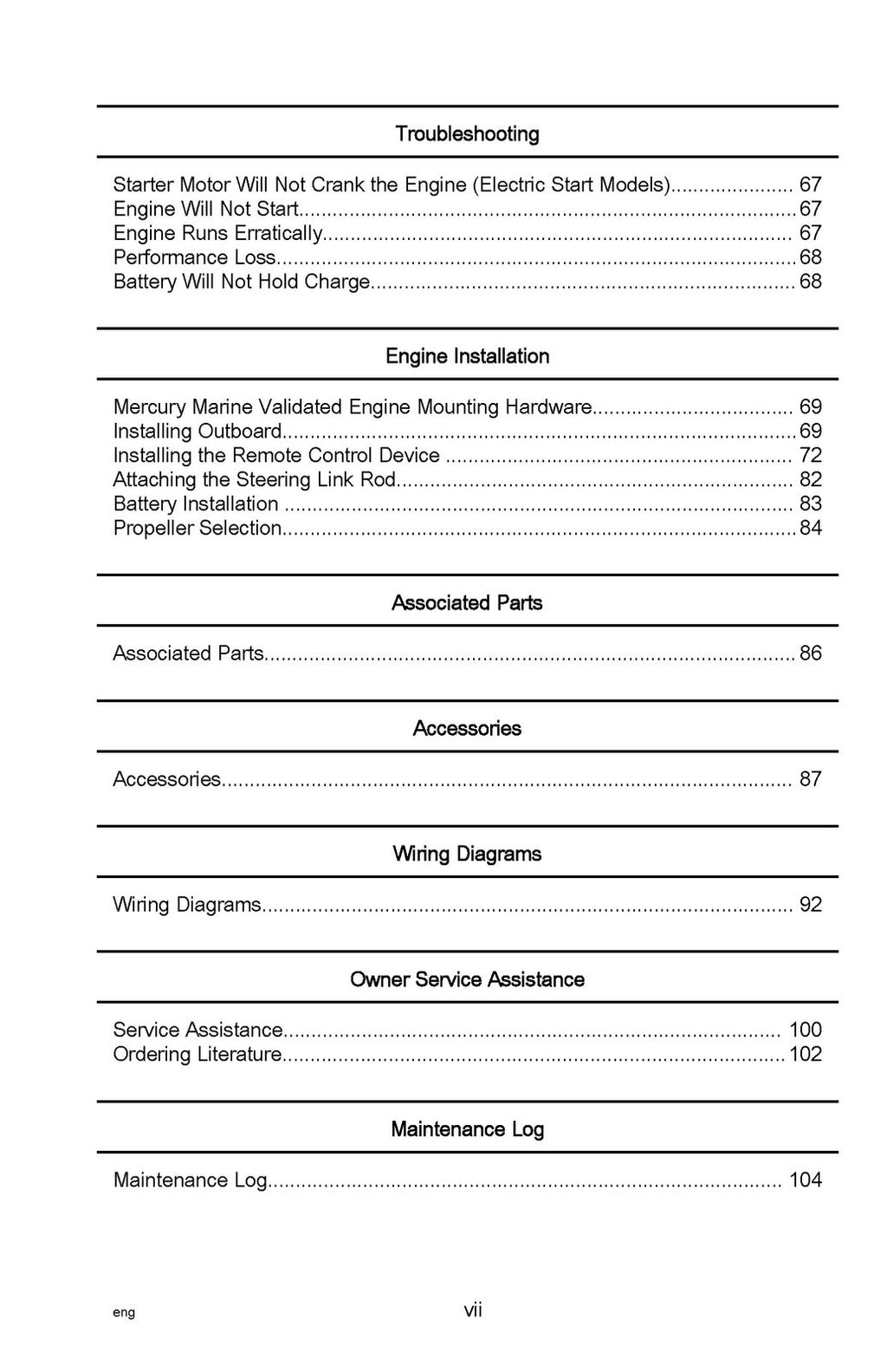 MERCURY 25 30 TWOSTROKE 2019 OPERATORS MANUAL - STEEL WIRE BOUND - TOUGH COVERS