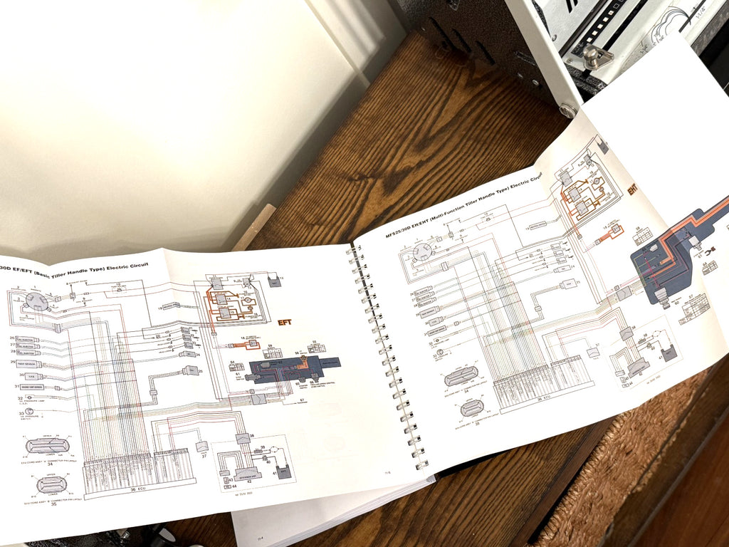 TOHAYSU 4 STROKE MFS 25D 30D SERVICE MANUAL- WIRE BOUND- TOUGH COVERS - FOLDOUTS