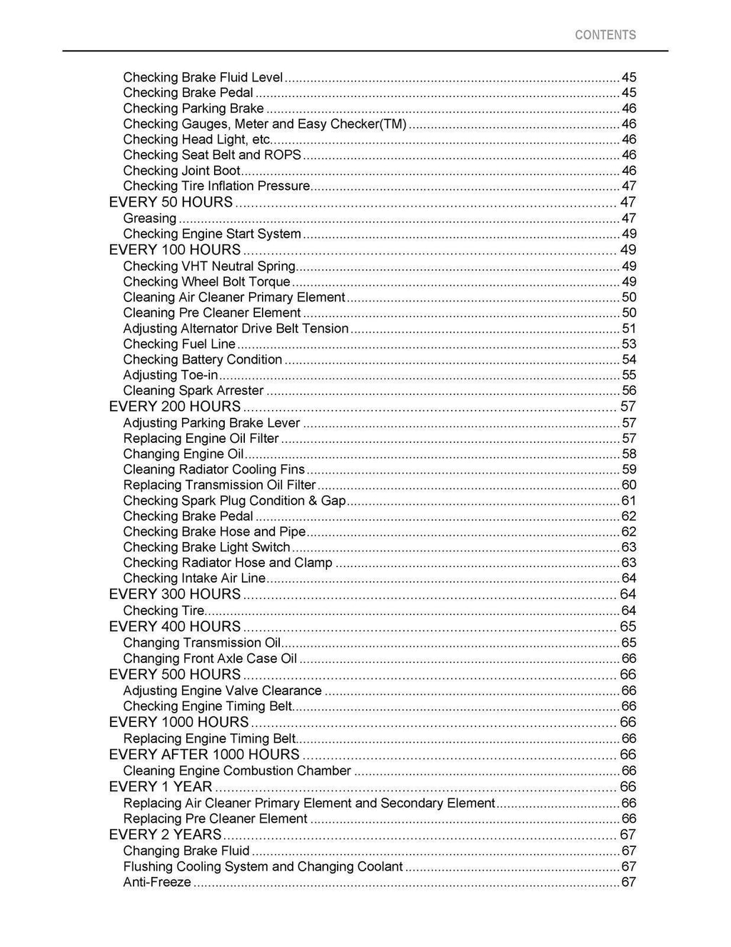 KUBOTA RTV500 RTV 500 OPERATORS MANUAL - STEEL WIRE BOUND - PROTECTIVE COVERS
