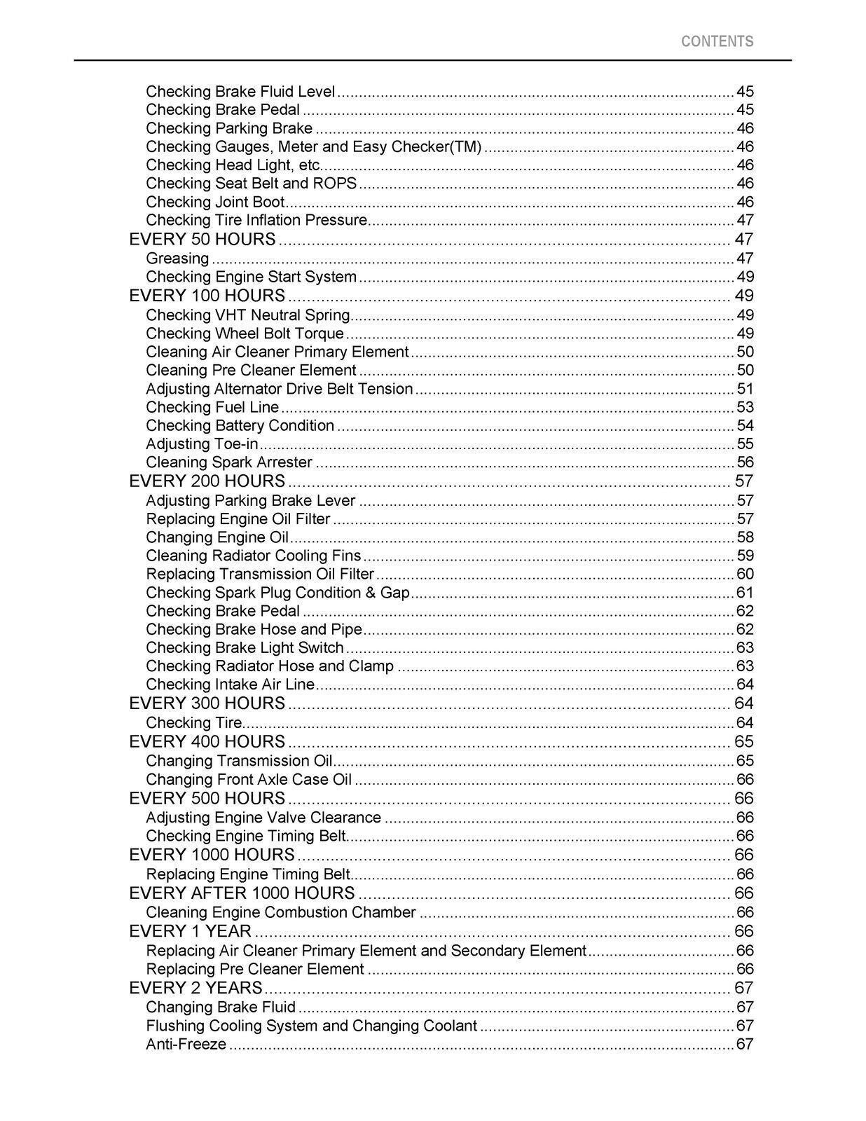 KUBOTA RTV500 RTV 500 OPERATORS MANUAL - STEEL WIRE BOUND - PROTECTIVE COVERS