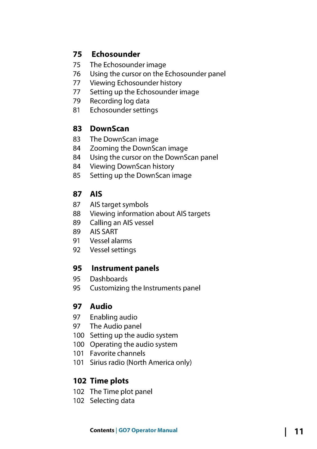 SIMRAD GO7 Fish Finder Plotter Operator Manual - STEEL WIRE BOUND - TOUGH COVERS