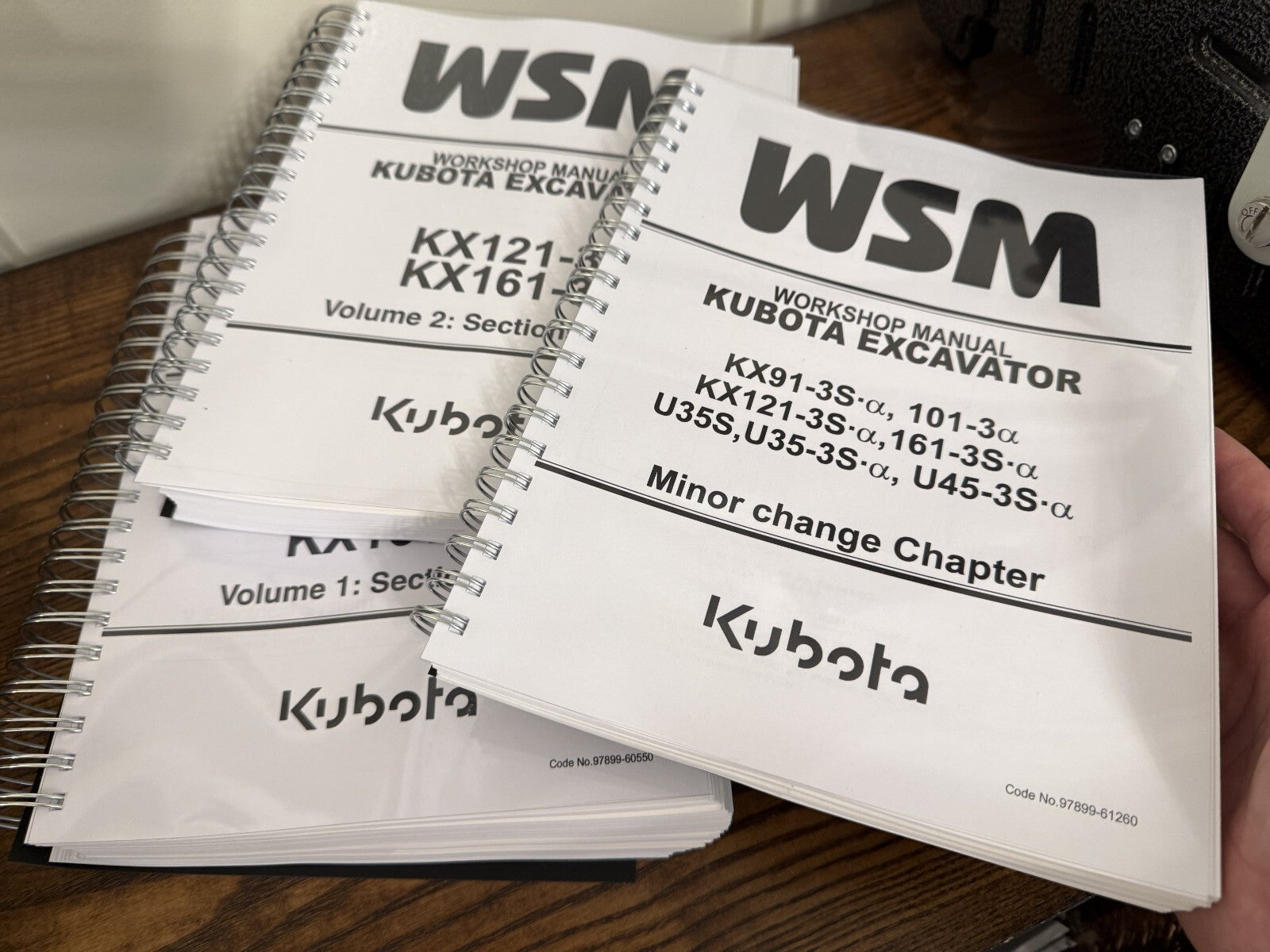 KUBOTA KX121-3 KX161-3 WORKSHOP MANUAL WSM EXCAVATOR +MINOR CHANGE CH+ FOLDOUTS!