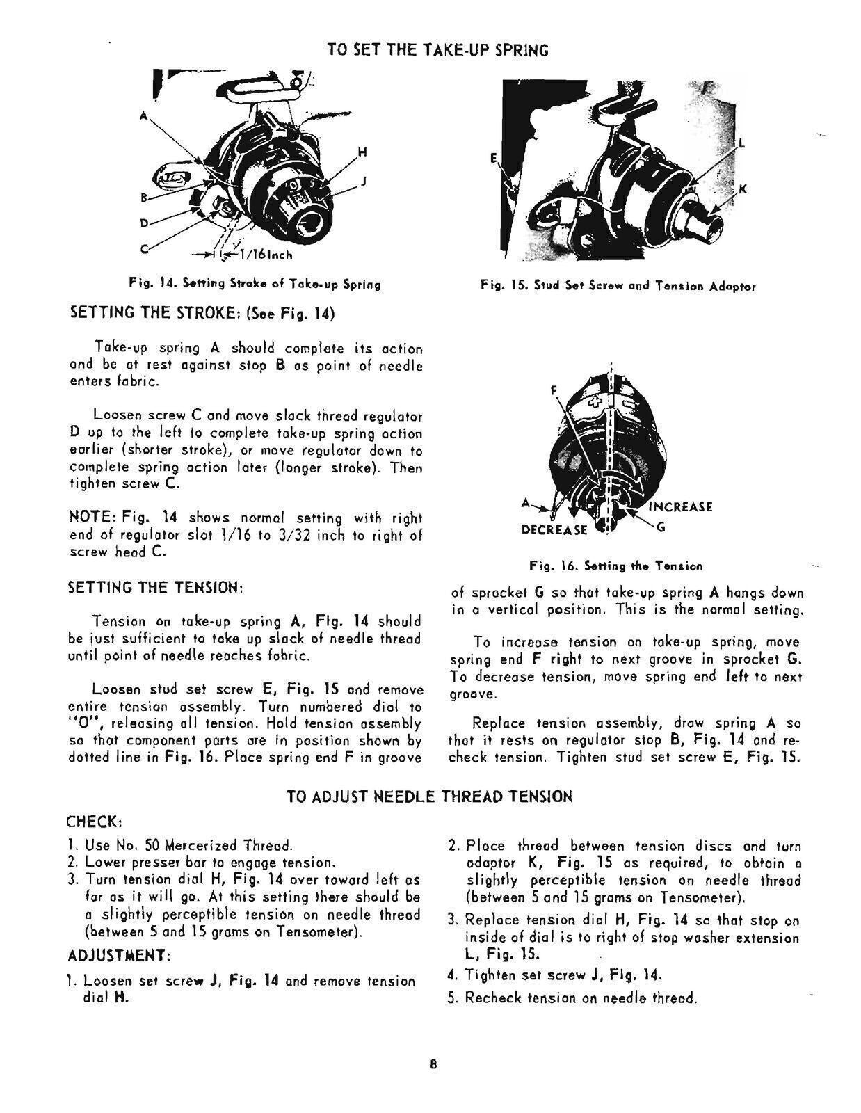 Singer 500 & 503 Class Machines SERVICE Manual User Guide [DURABLE WIRE BOUND]
