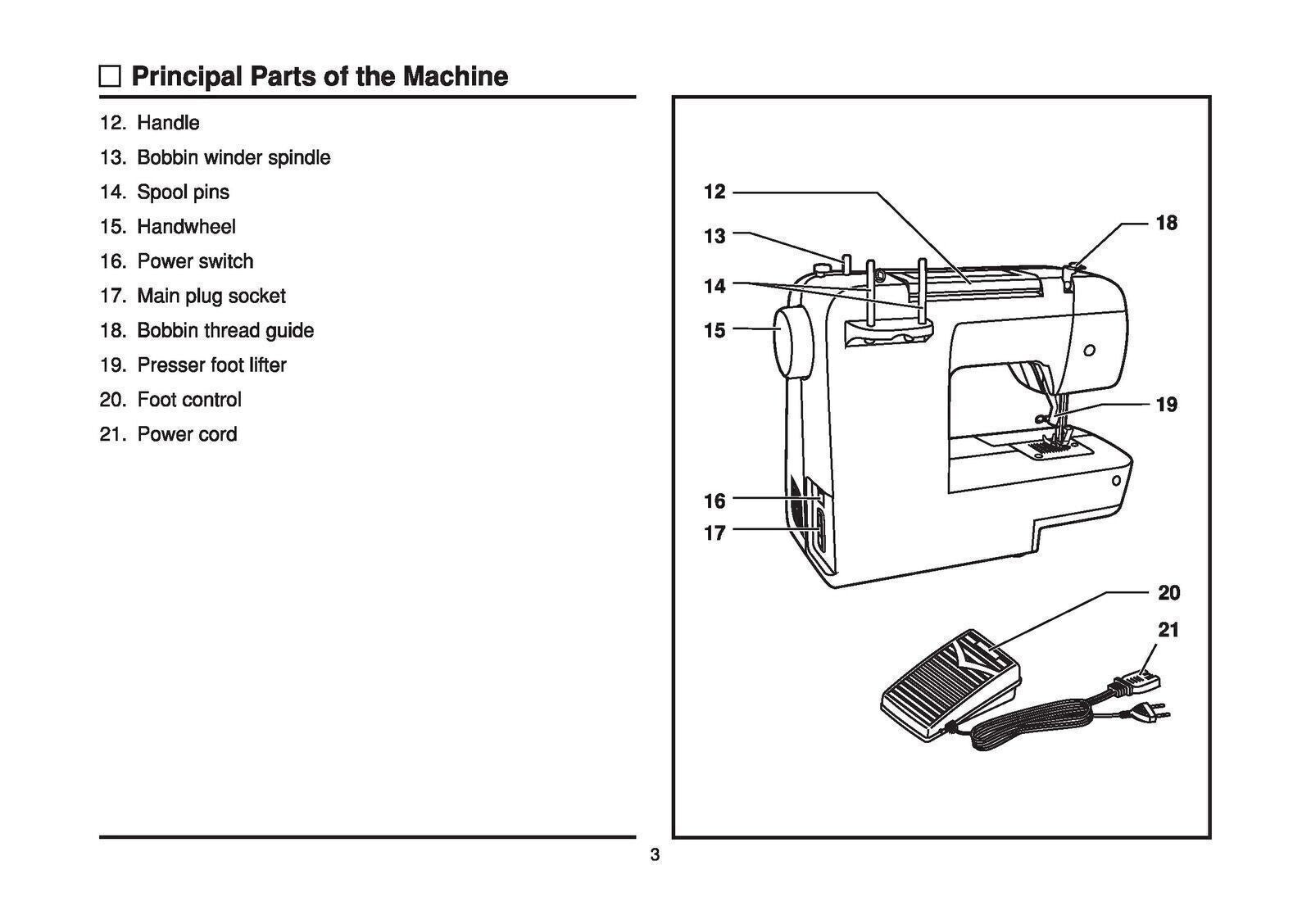SINGER 1304 1306 START Sewing Machine User Manual Owner Instruction [WIRE BOUND]