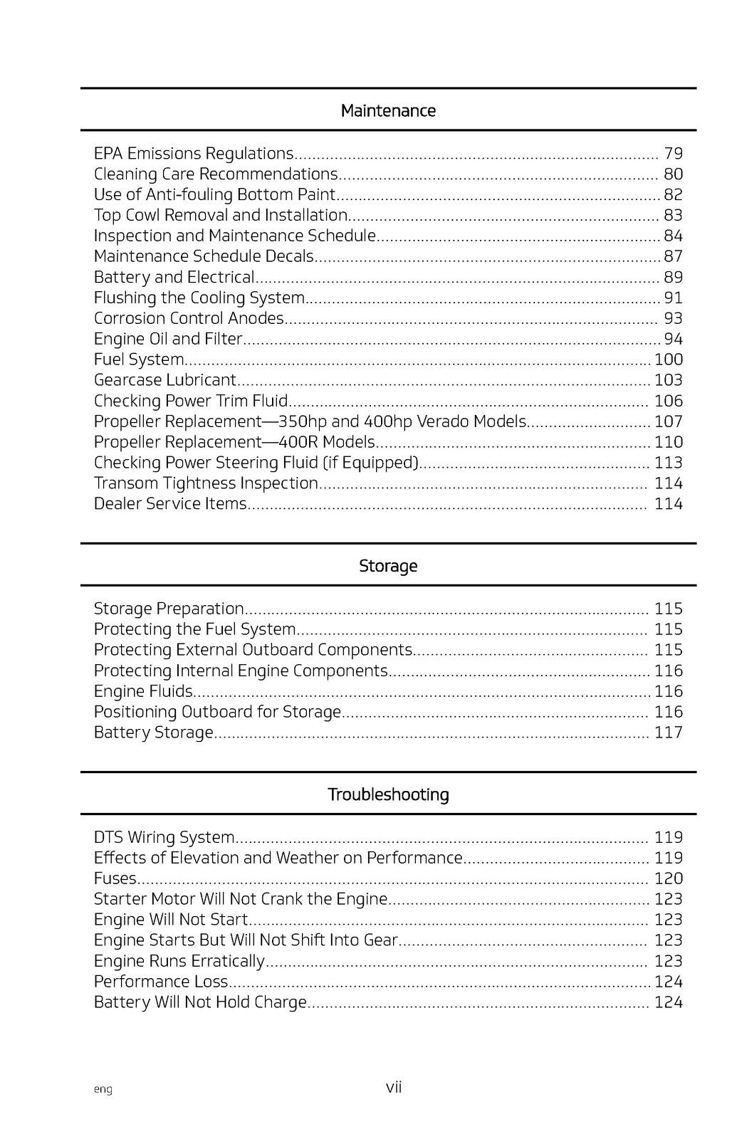 MERCURY V10 350hp Verado Operation Manual - STEEL WIRE BOUND - PROTECTIVE COVERS