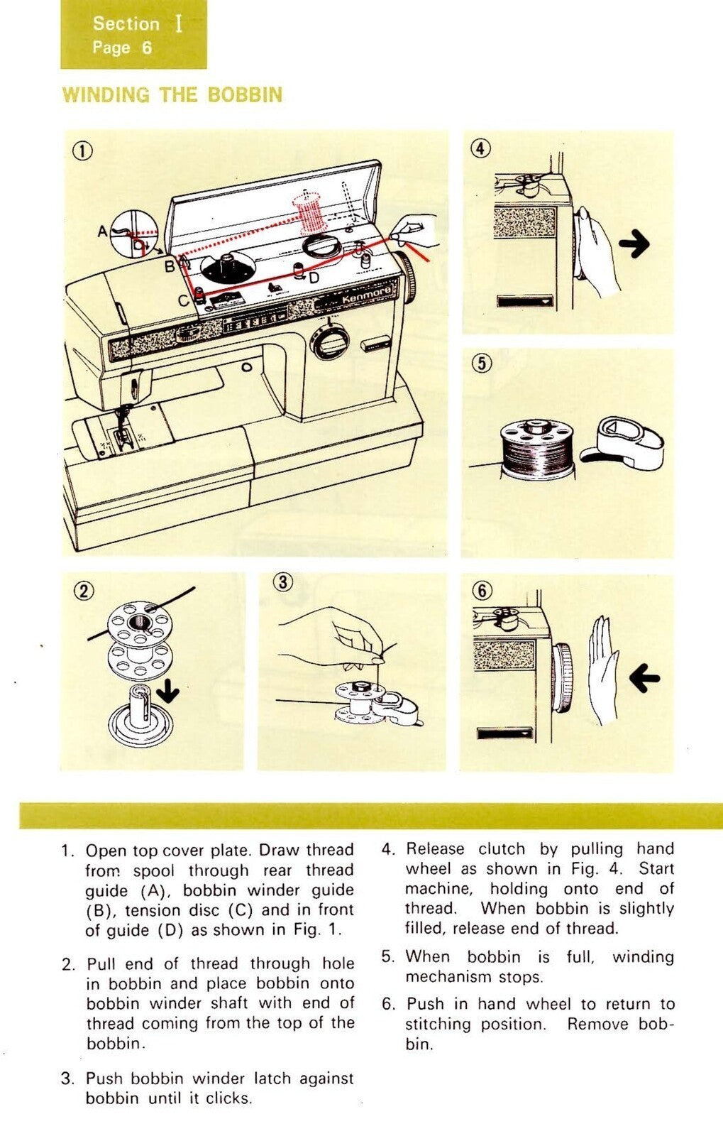Sears Kenmore 158 1914 Zig-Zag Sewing Machine Instructions Manual - WIRE BOUND