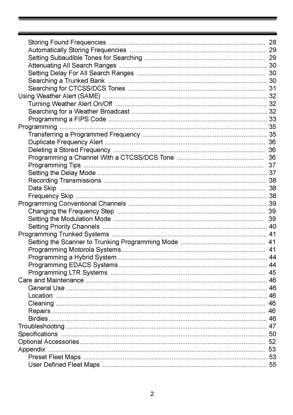 UNIDEN Bearcat Trunk Tracker III BC898T Operators Manual - WIRE BOUND - COVERS