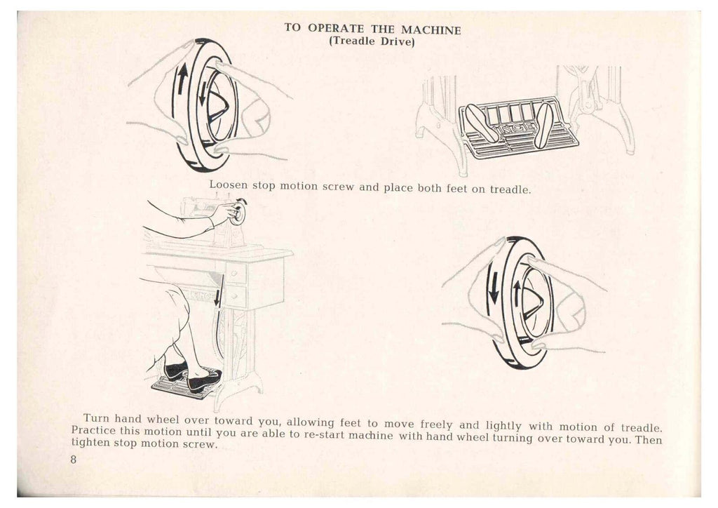 SINGER 401 SLANT-O-MATIC SEWING MACHINE User Manual Instructions - Wire Binding