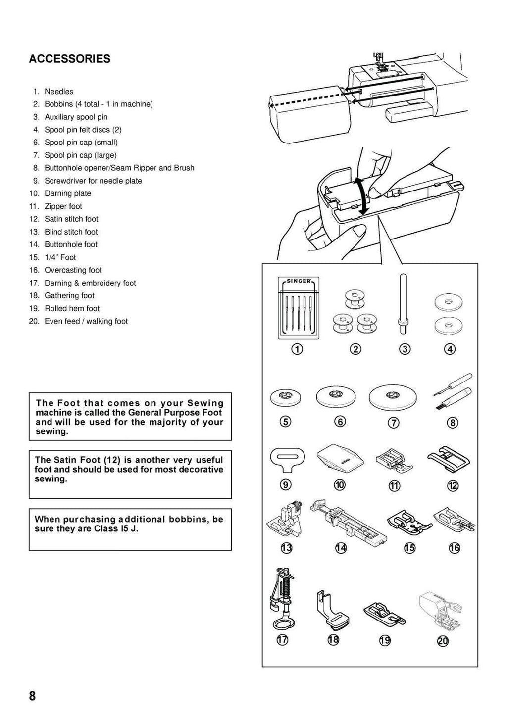SINGER 7285Q Sewing Machine User Manual Owners Operation Manual