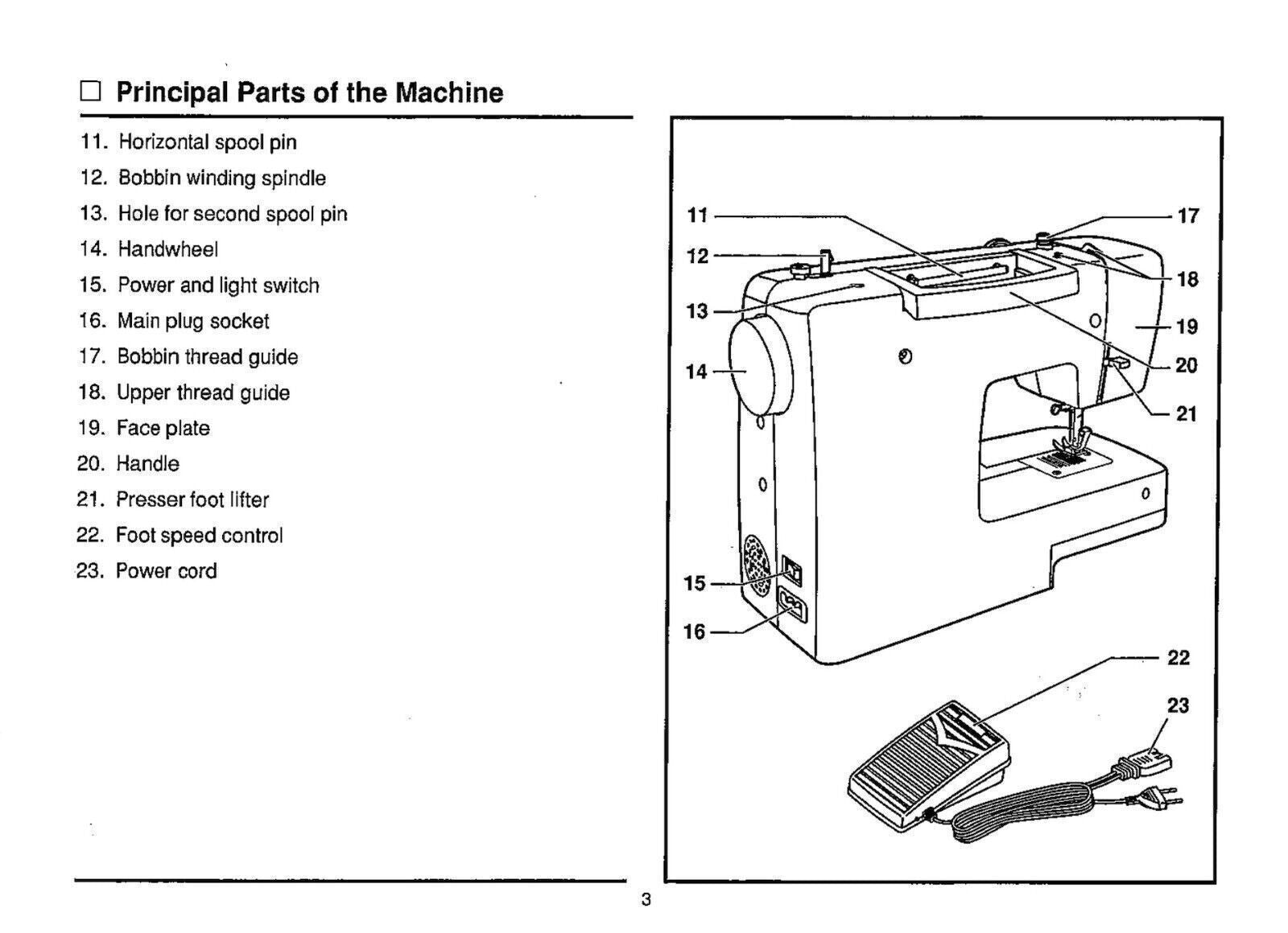 SINGER 3210 Sewing Machine User Manual Operation Guide [WIRE BOUND UPGRADE]