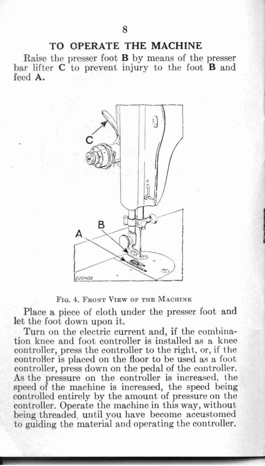 Singer 15-91 Sewing Machine User Manual - Wire Bound, Protective Covers