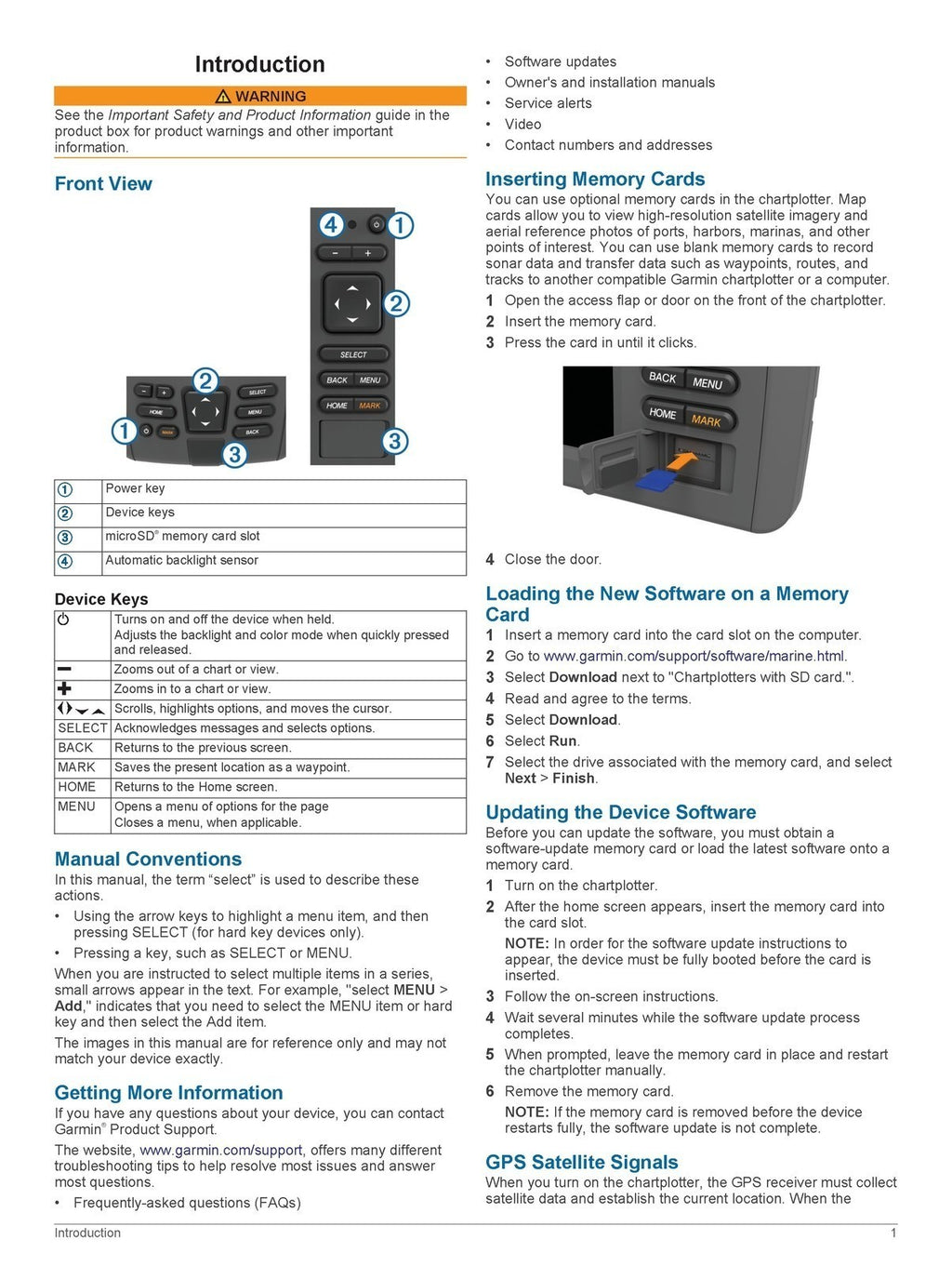 GARMIN EchoMap 40 50 70 90 Series Owner Manual - STEEL WIRE BOUND - TOUGH COVERS