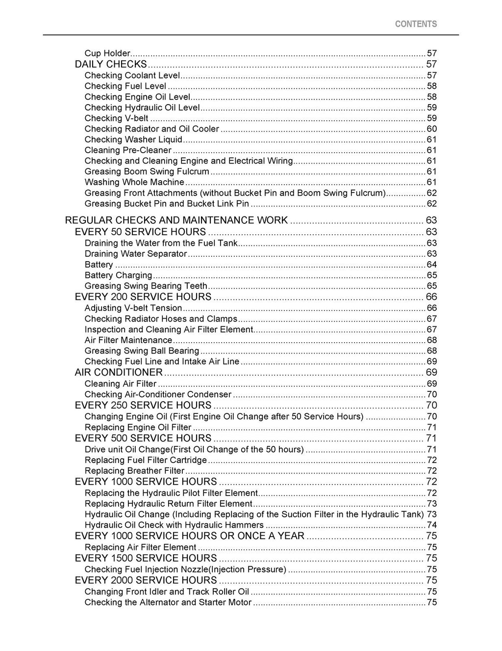 KUBOTA U48-4 EXCAVATOR OPERATORS MANUAL - STEEL WIRE BOUND - PROTECTIVE COVERS