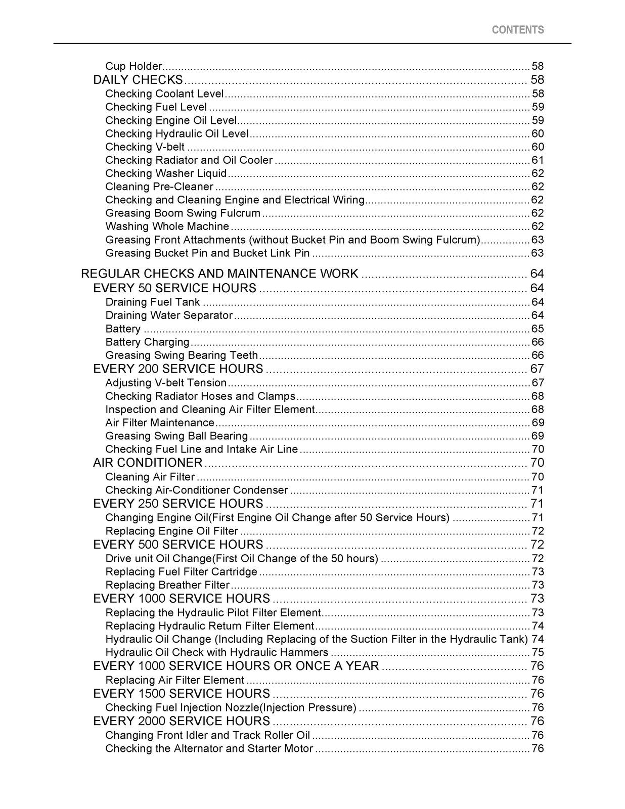 KUBOTA KX057-4 U55-4-Operators-Manual - STEEL WIRE BOUND - PROTECTIVE COVERS