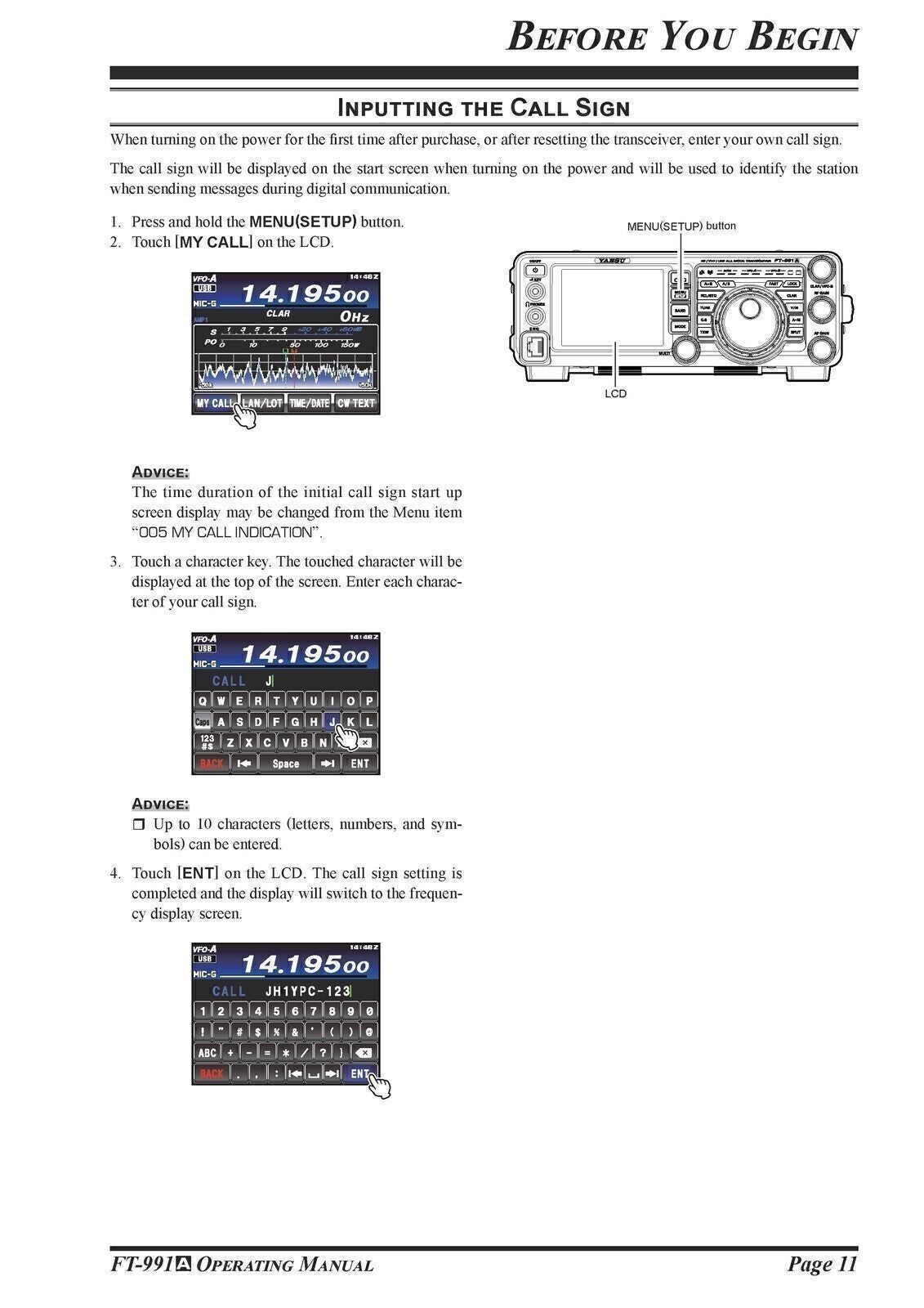 YAESU FT-991A Transceiver Instruction Manual Operating Guide TOUGH WIRE BINDING
