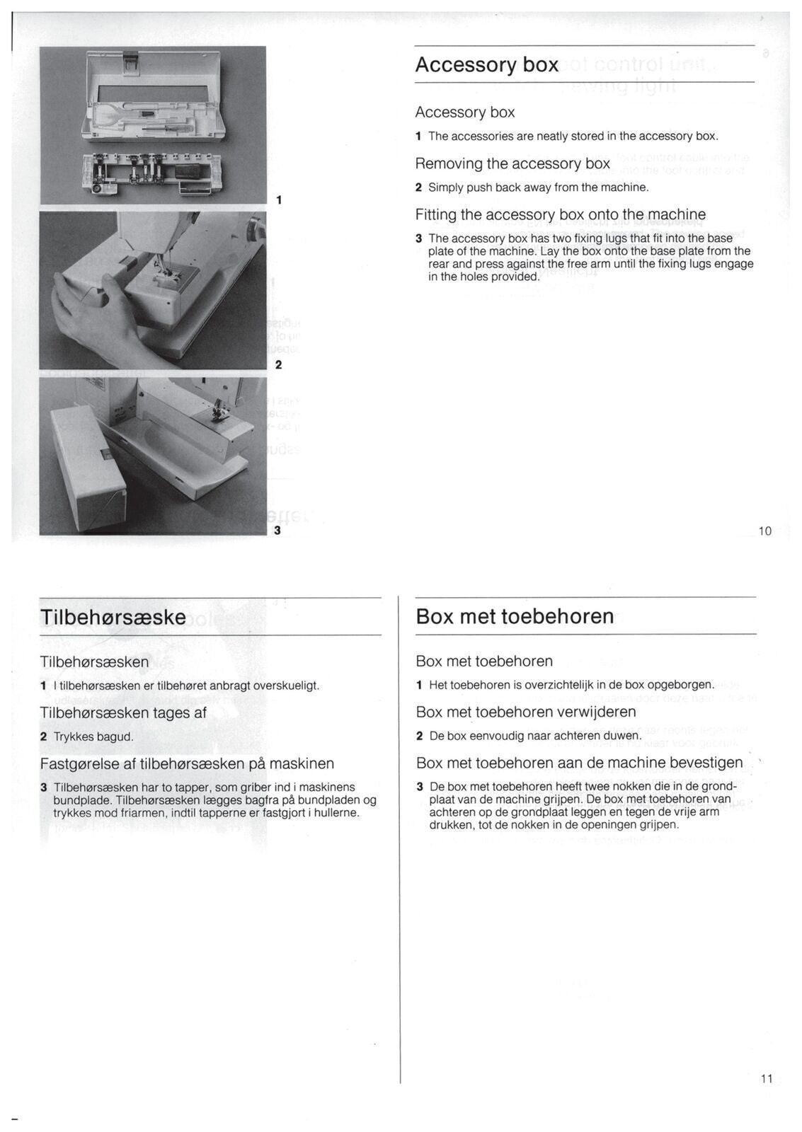 BERNINA 1000 SE 1000 DESIGNER Sewing Machine User Manual Owners Instructions
