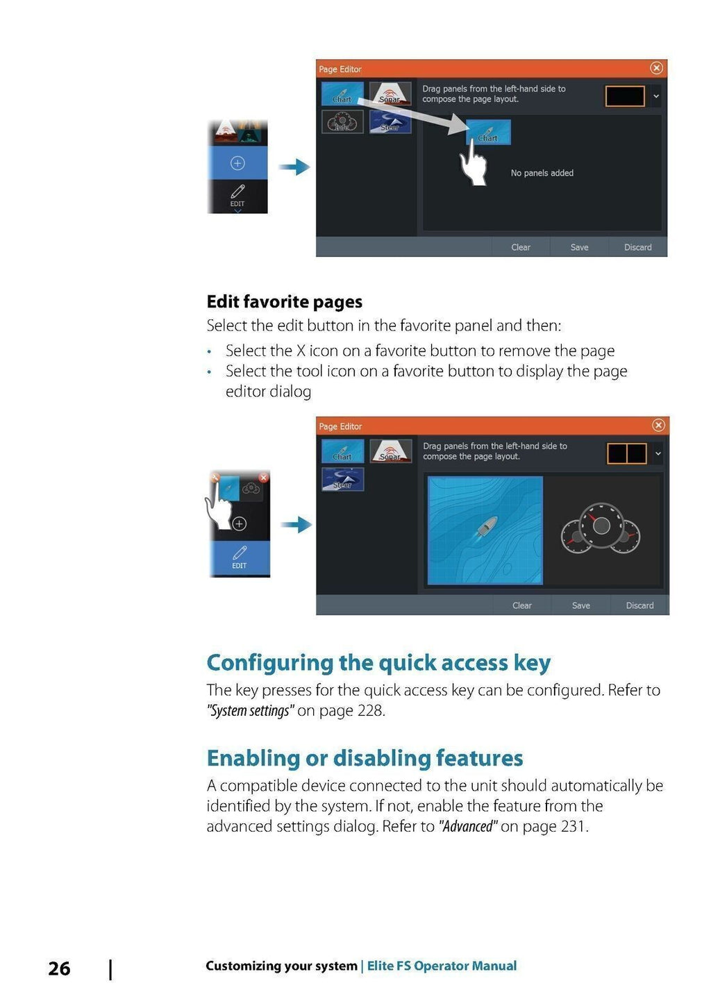 LOWRANCE ELITE FS User Manual Owners Instructions - TOUGH WIRE BINDING & COVERS