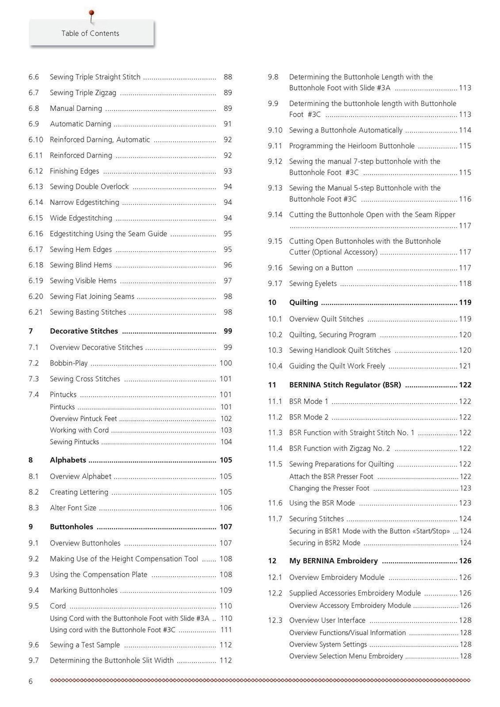 BERNINA 570 QE Sewing Machine User Manual Operation Guide [METAL Wire Binding!]