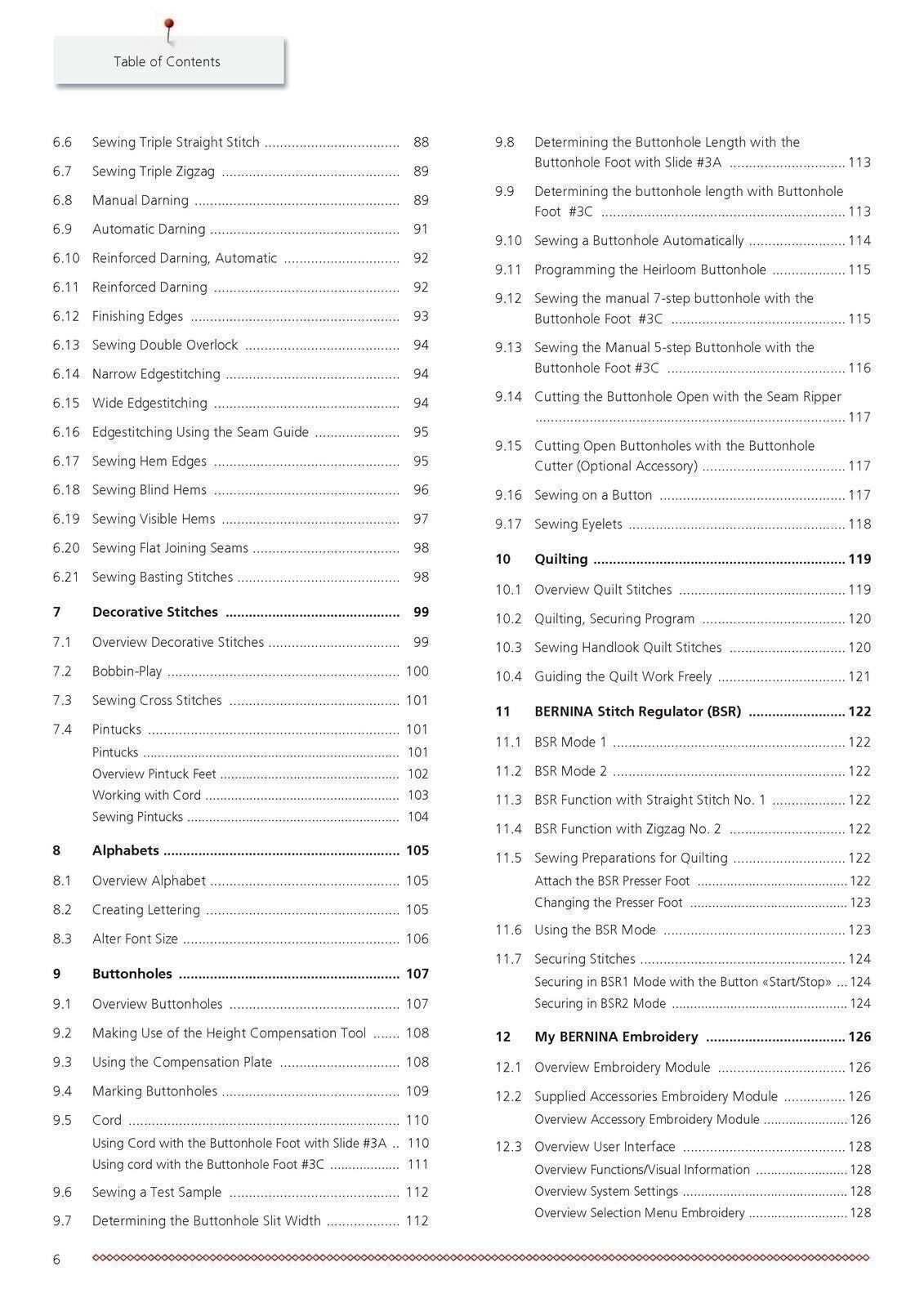BERNINA 570 QE Sewing Machine User Manual Operation Guide [METAL Wire Binding!]