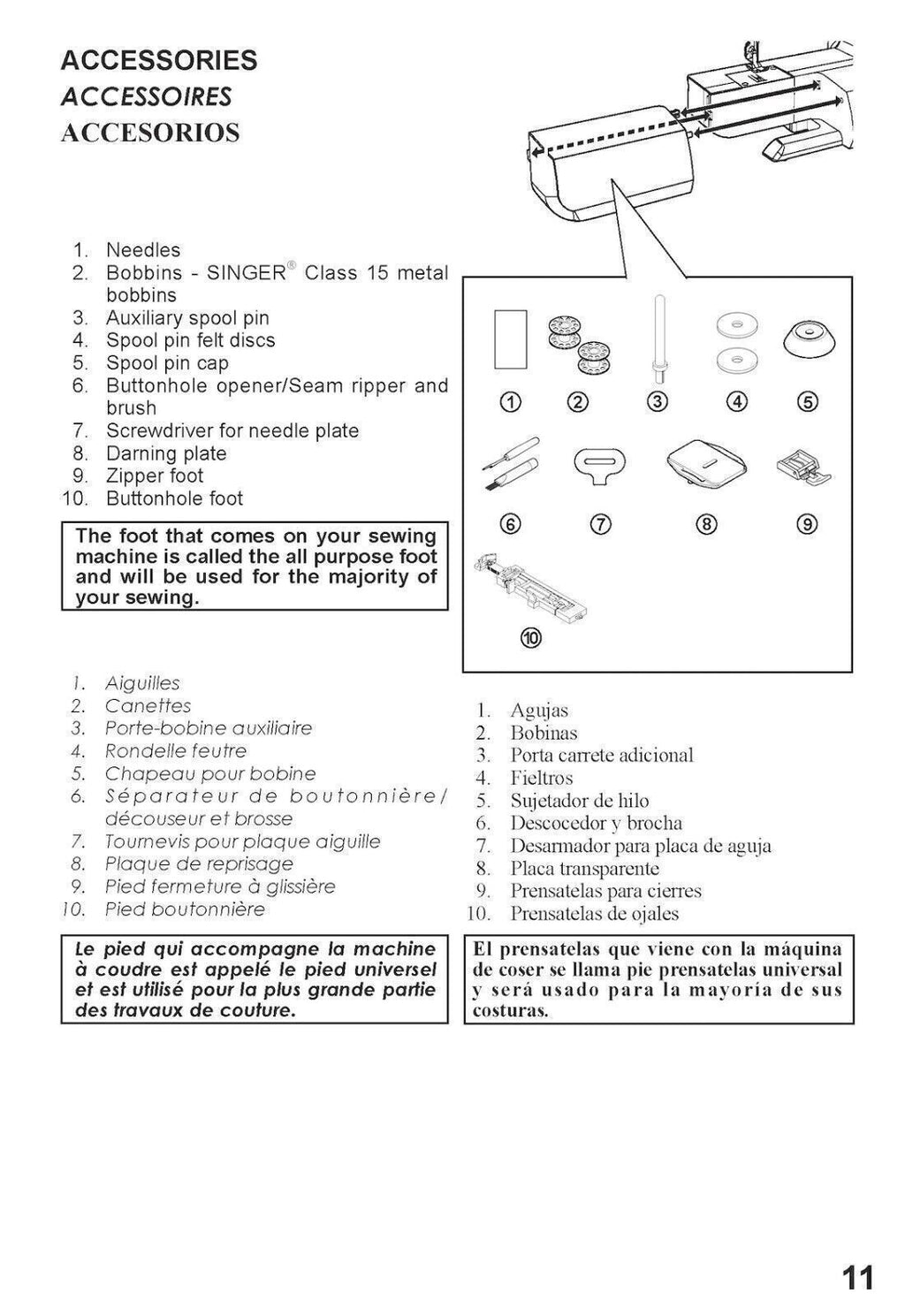 SINGER C5205 Sewing Machine User Manual Operation Guide [DURABLE WIRE BINDING]