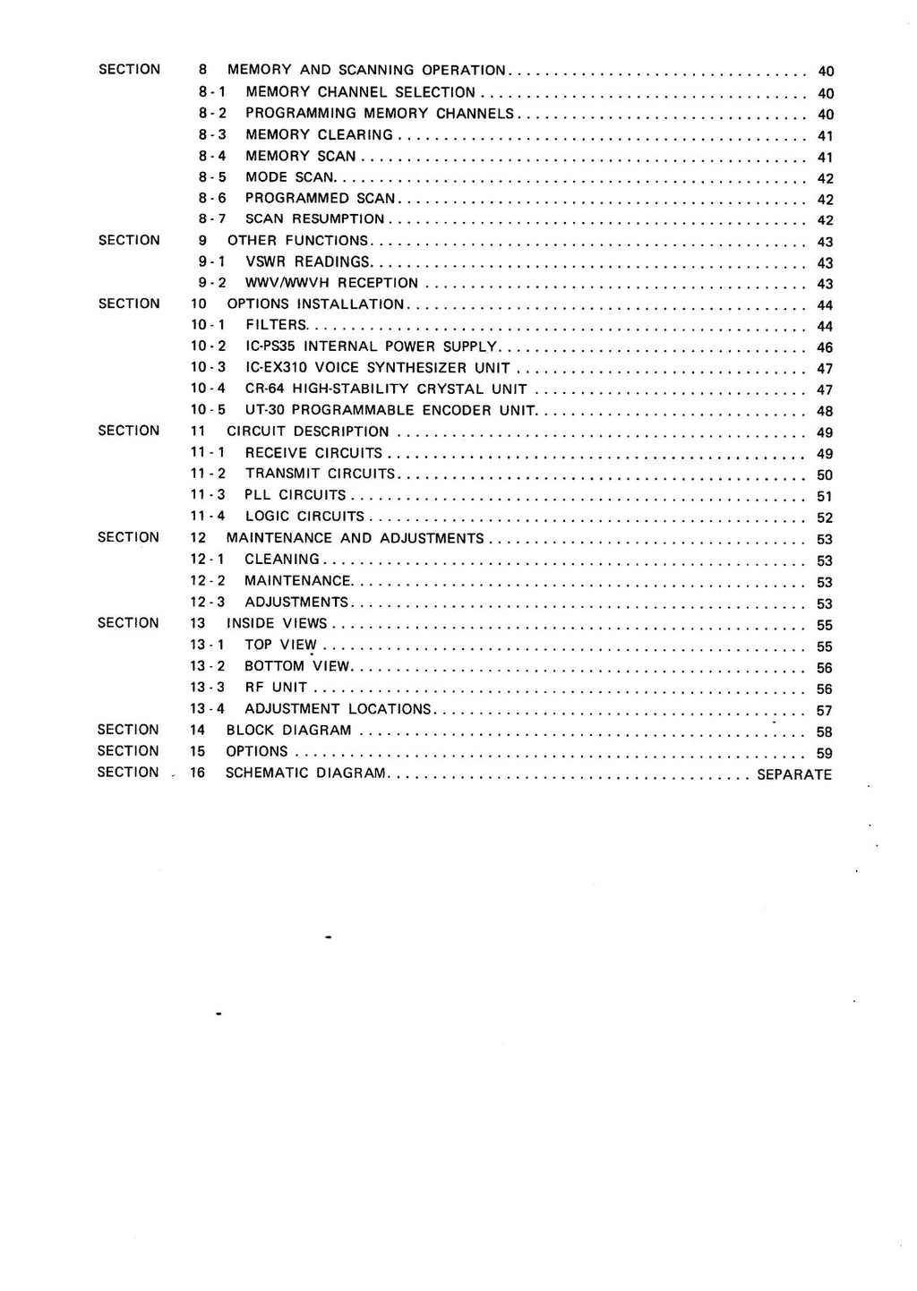iCOM IC-751A Transceiver Instruction Manual - STEEL WIRE BOUND PROTECTIVE COVERS