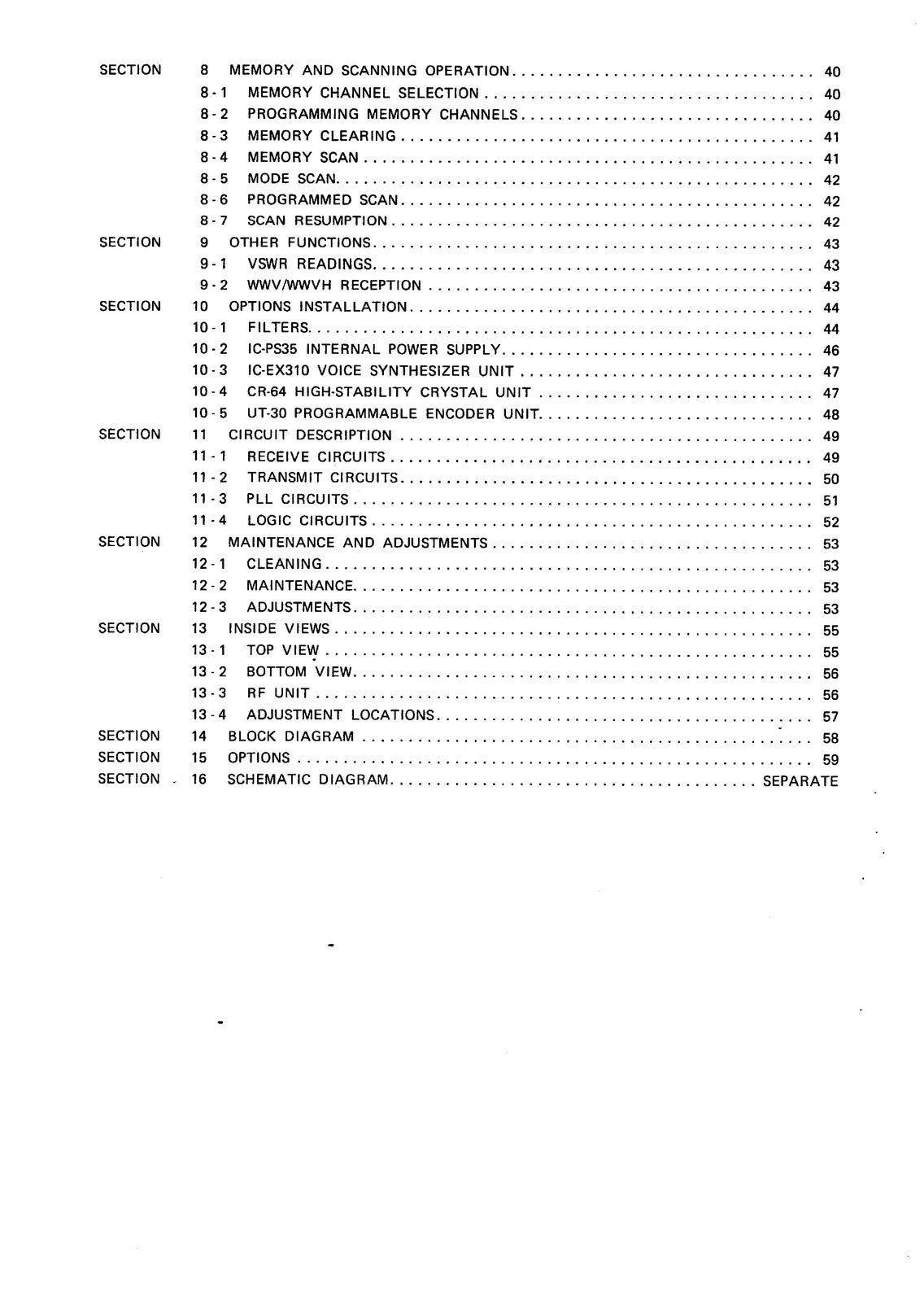iCOM IC-751A Transceiver Instruction Manual - STEEL WIRE BOUND PROTECTIVE COVERS