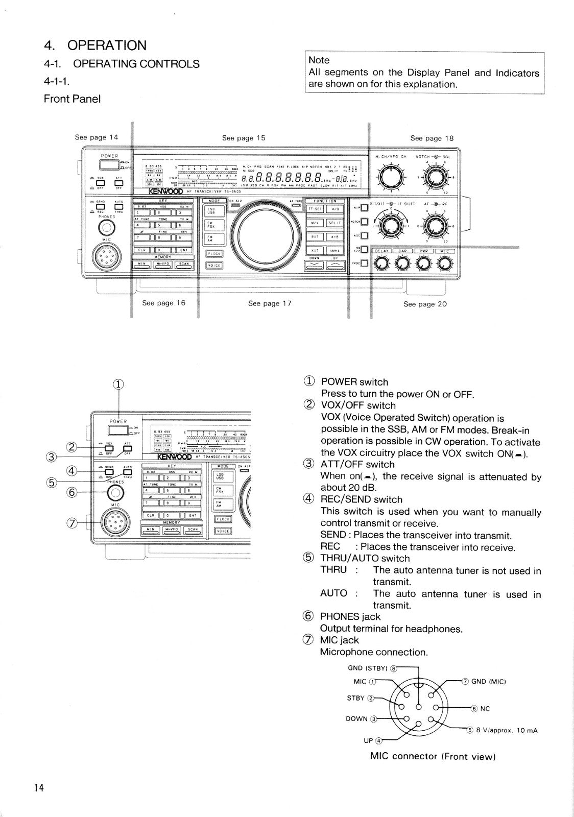 KENWOOD TS-450S TS-690S User Instruction Manual - BOUND - COVERS - XL FOLDOUT