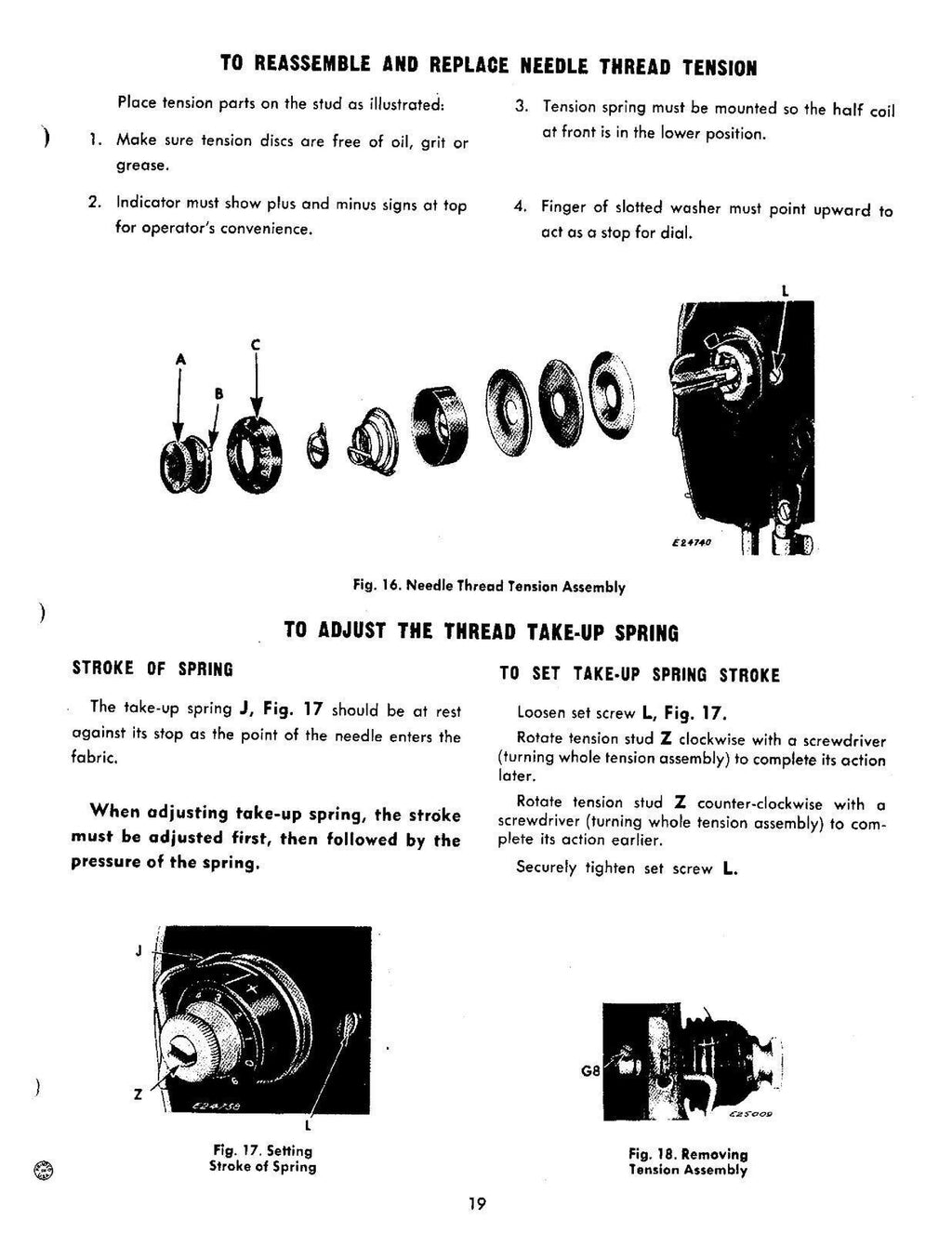 SINGER Class 401A 319 306 206K43 206K45 SERVICE MANUAL NOT User Manual, Wirebind