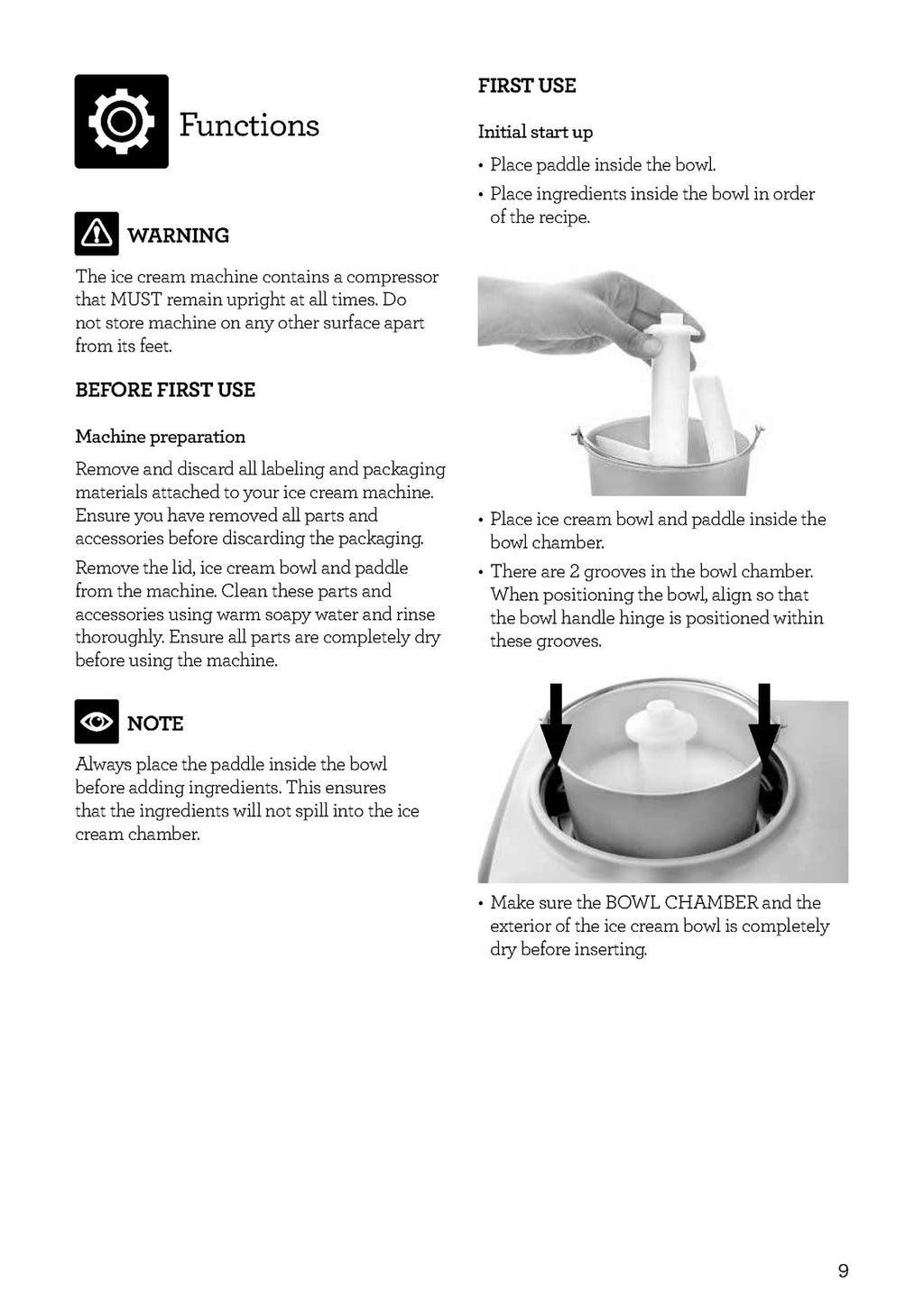 BREVILLE BCI600 Smart Scoop Ice Cream Maker Manual - Wire Bound - Tough Covers