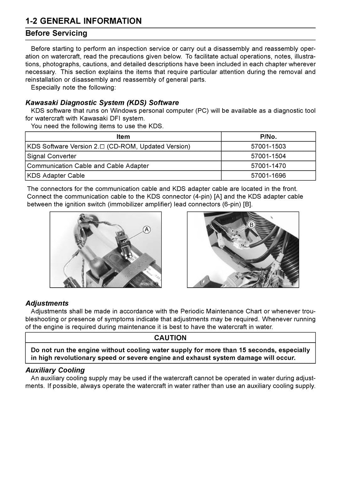 KAWASAKI JET SKI WATERCRAFT ULTRA LX SERVICE MANUAL - WIRE BOUND - TOUGH COVERS
