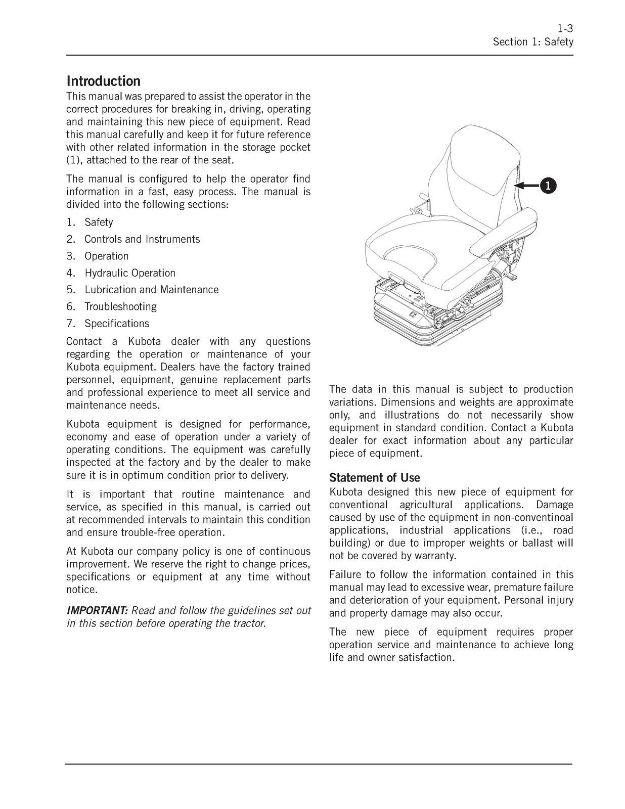 KUBOTA M8-181 M8-201 KVT OPERATORS MANUAL 642PG- STEEL WIRE BOUND - TOUGH COVERS
