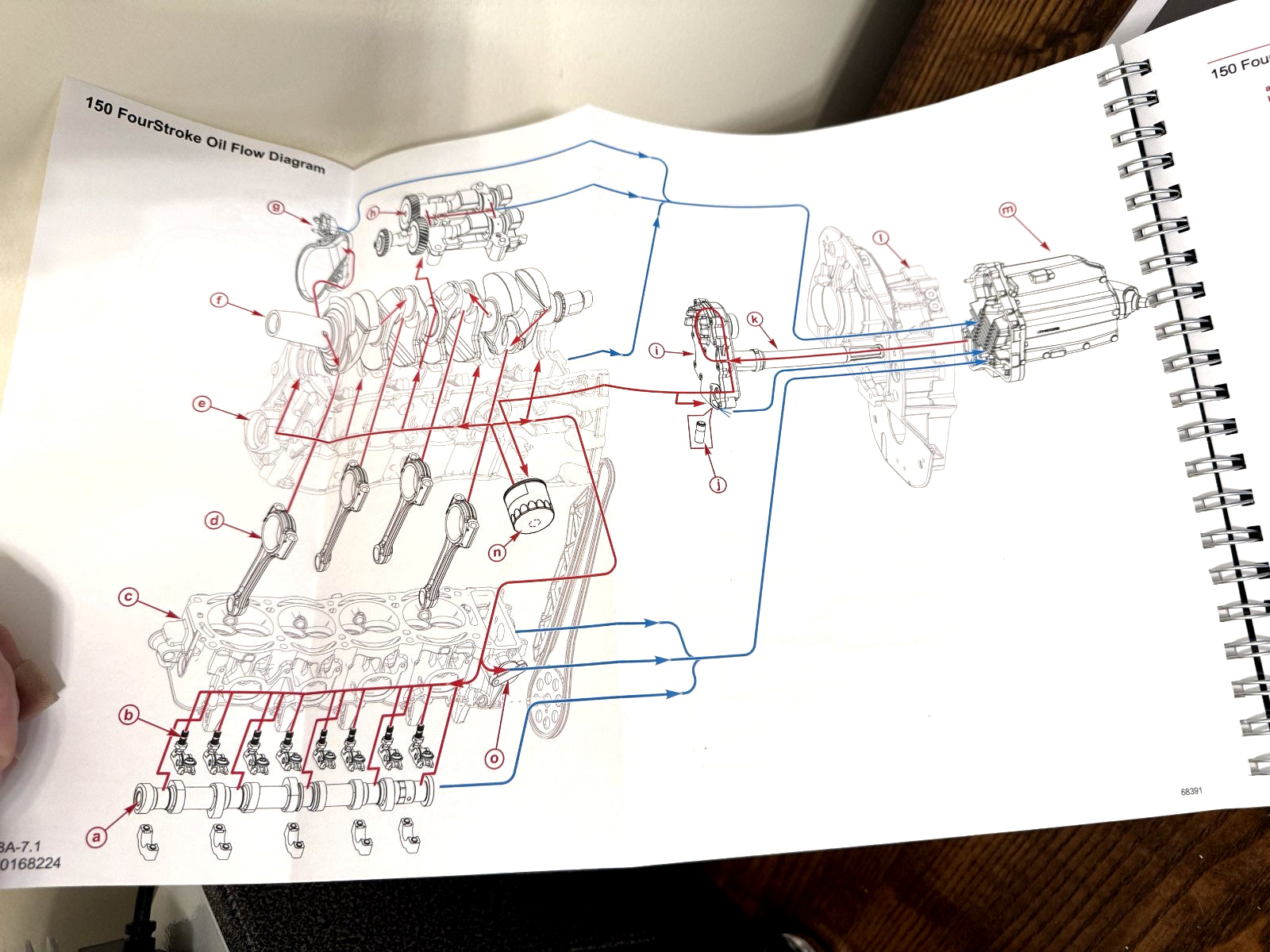 MERCURY 150 SEAPRO 150 PRO XS FOURSTROKE SERVICE MANUAL, BOUND, COVERS, FOLDOUTS