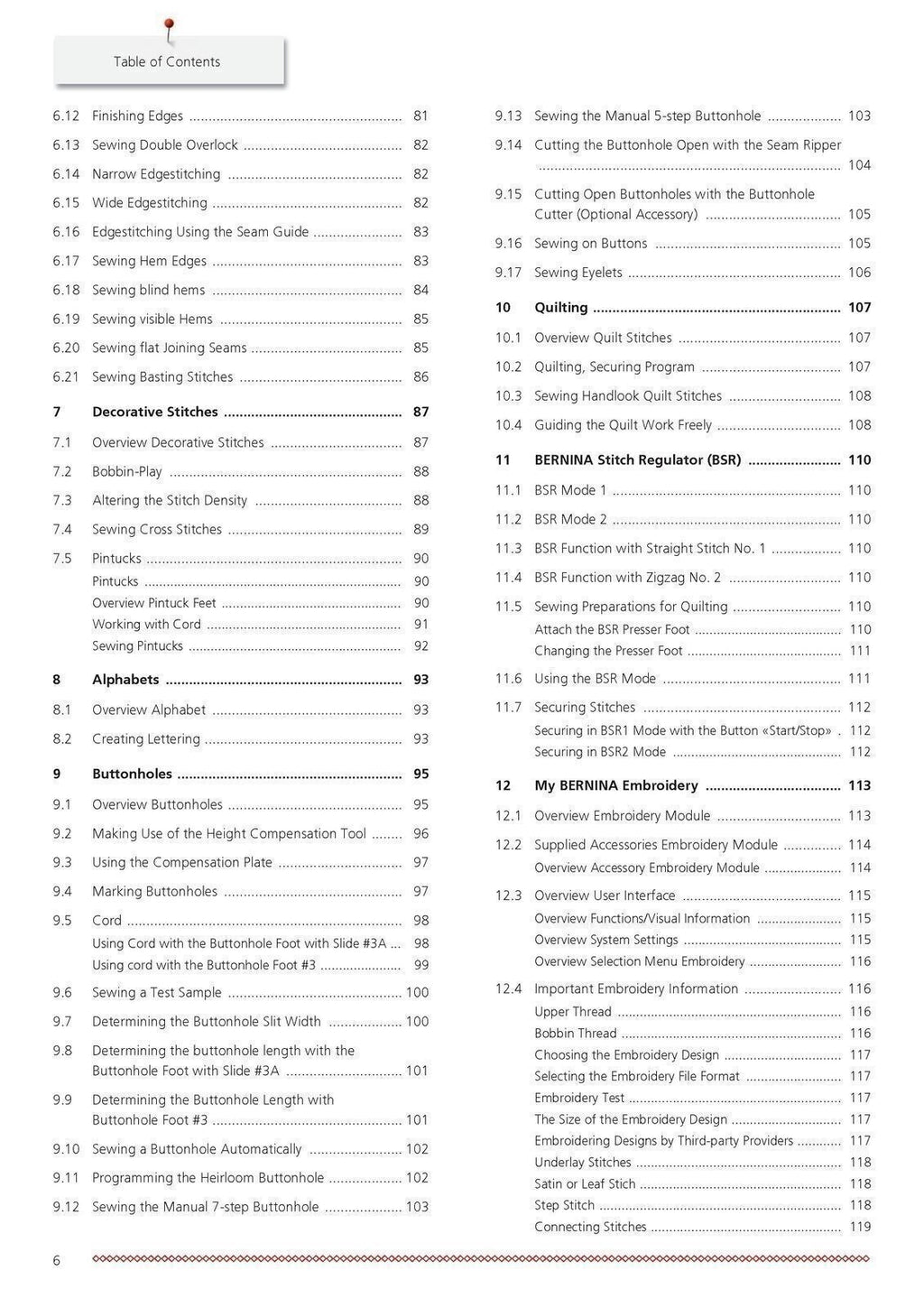 BERNINA 735 User Manual - 200 Color Pages - Protective Covers - Tough Wire Bound