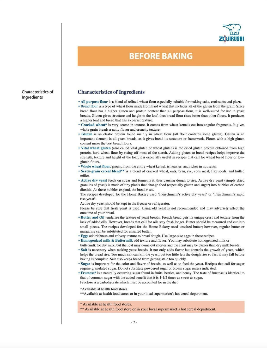 Zojirushi BBCC-X20 Bread Machine Owners Manual User Guide Instruction COLORCOPY