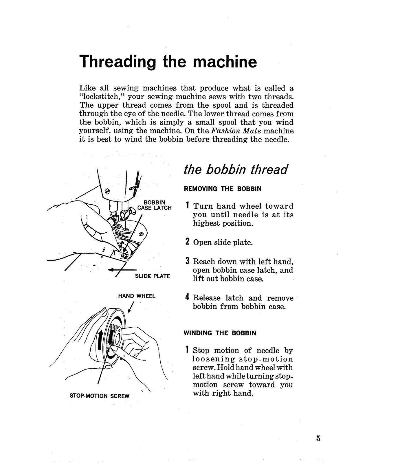 SINGER 239 Fashion Mate Sewing Machine User Manual Guide - TOUGH WIRE BINDING