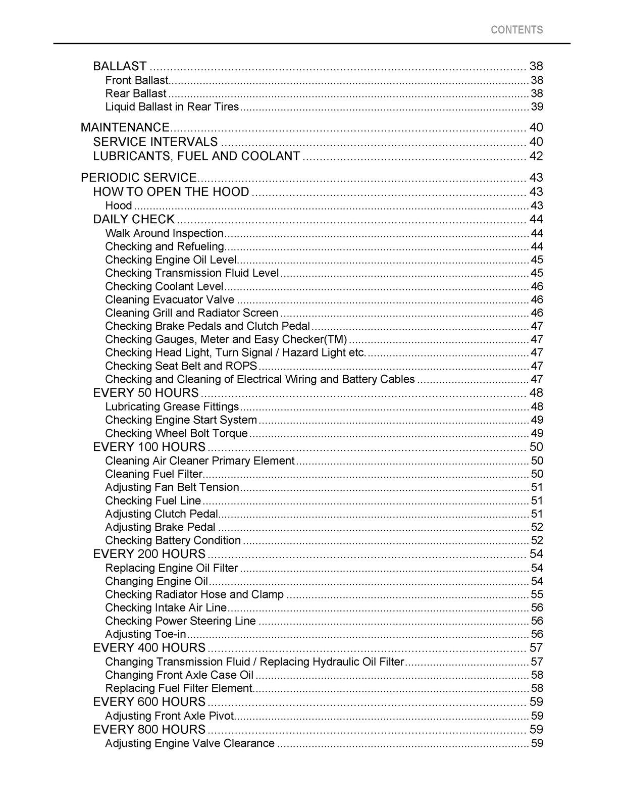 KUBOTA MX5100 OPERATORS MANUAL - STEEL WIRE BOUND - PROTECTIVE COVERS