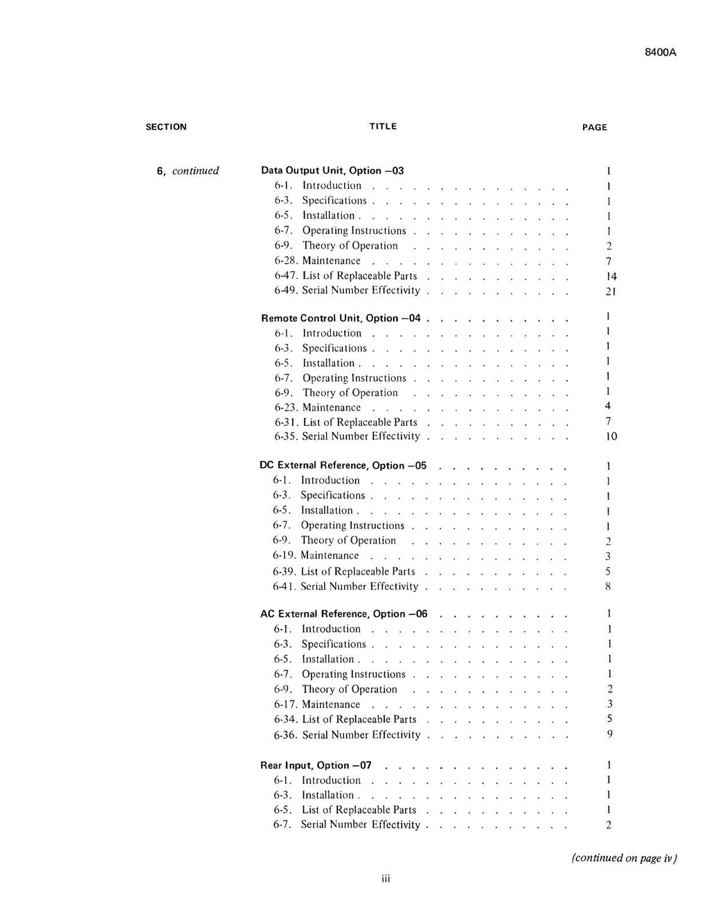 FLUKE 8400A Digital Voltmeter Instruction Manual - WIRE BOUND - TOUGH COVERS