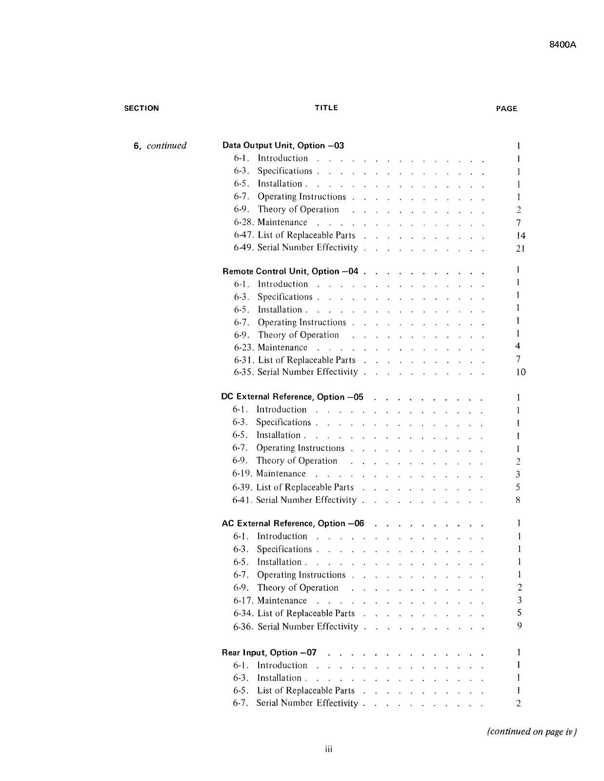 FLUKE 8400A Digital Voltmeter Instruction Manual - WIRE BOUND - TOUGH COVERS