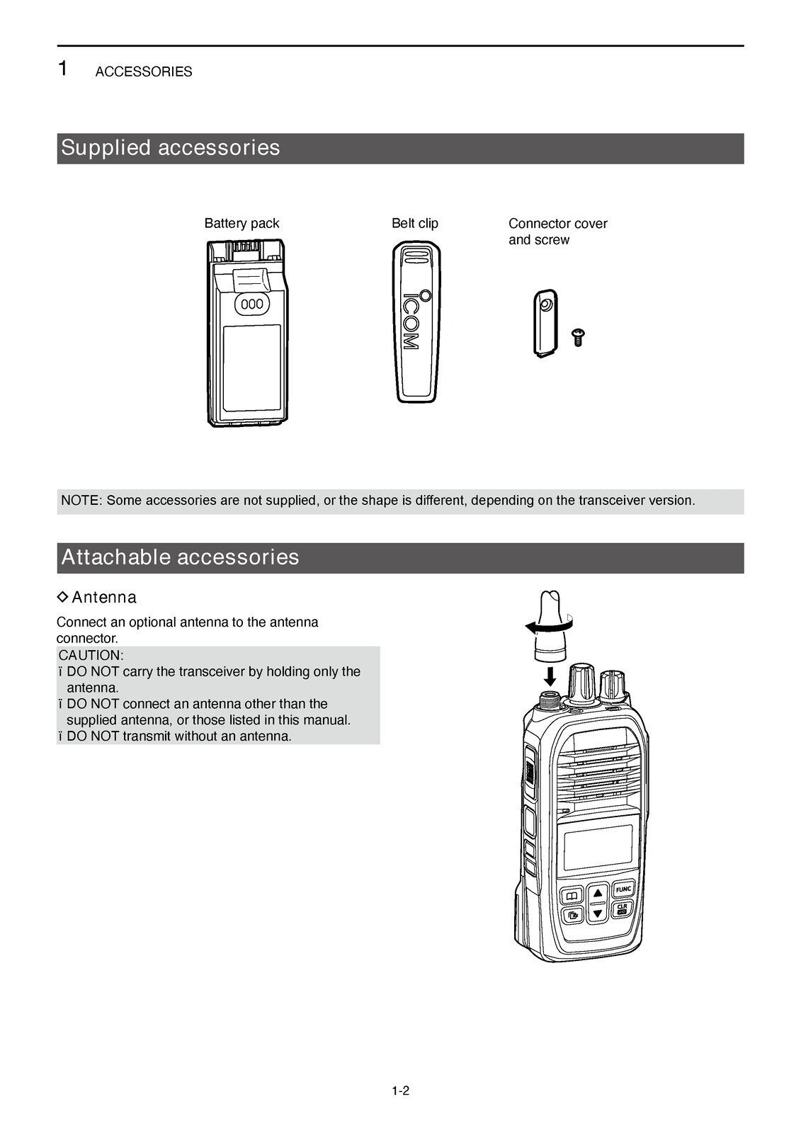 ICOM IP730D IP740D TRANSCEIVER INSTRUCTION MANUAL - WIRE BOUND - TOUGH COVERS