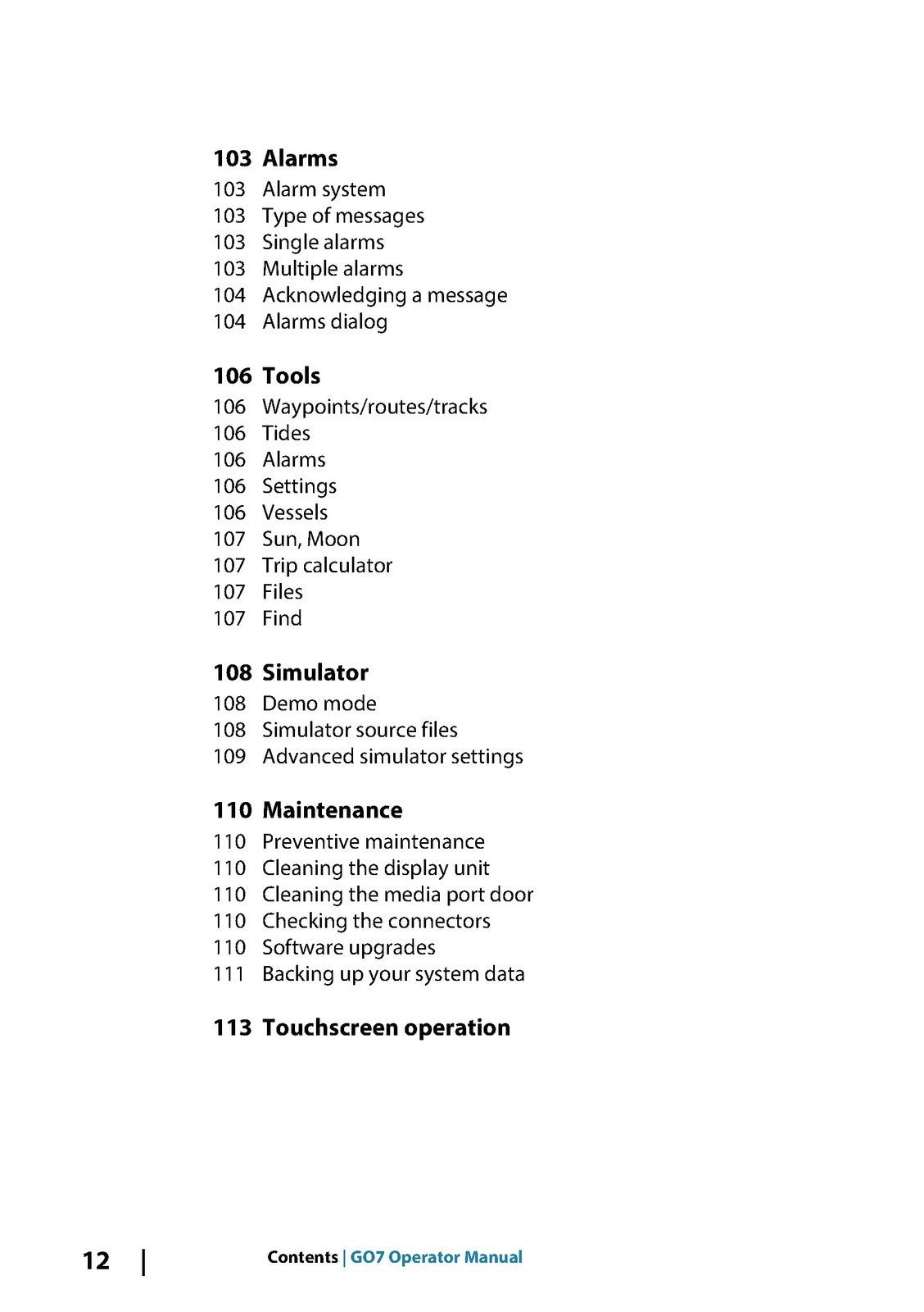 SIMRAD GO7 Fish Finder Plotter Operator Manual - STEEL WIRE BOUND - TOUGH COVERS