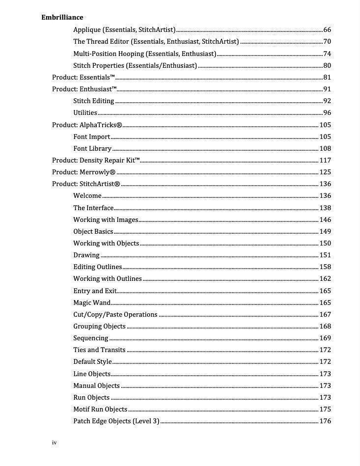 EMBRILLIANCE PLATFORM for WINDOWS 2024 VERSION User Owners Instruction Manual