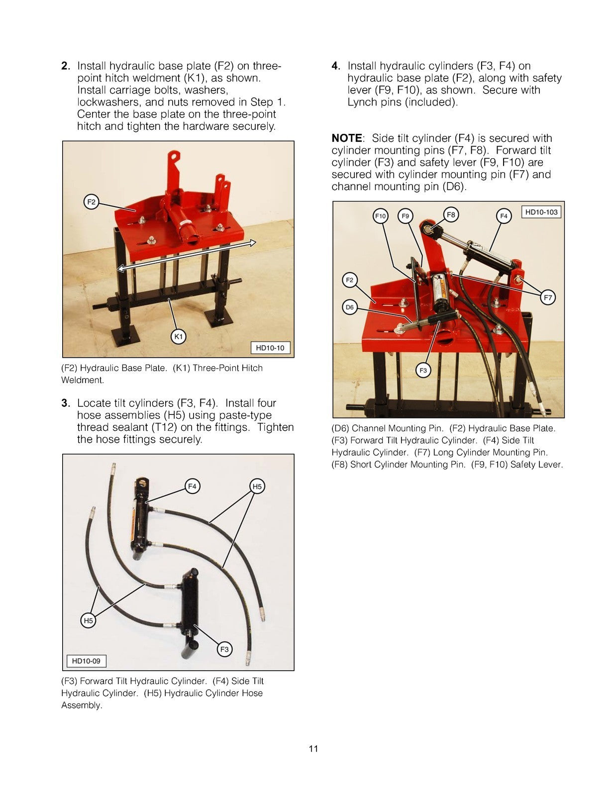 SHAVER HD-10 HD-10-H HYDRAULIC POST DRIVER Operators Manual - WIRE BOUND- COVERS